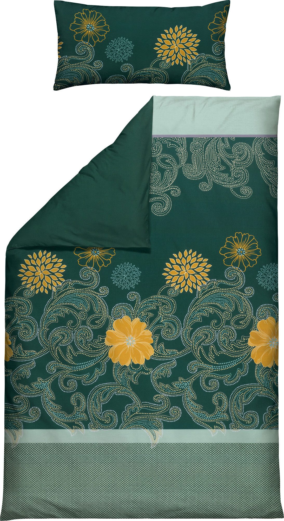 REDBEST Bettwäsche Wendebettwäsche, Mako-Satin, Satin Paisley günstig online kaufen