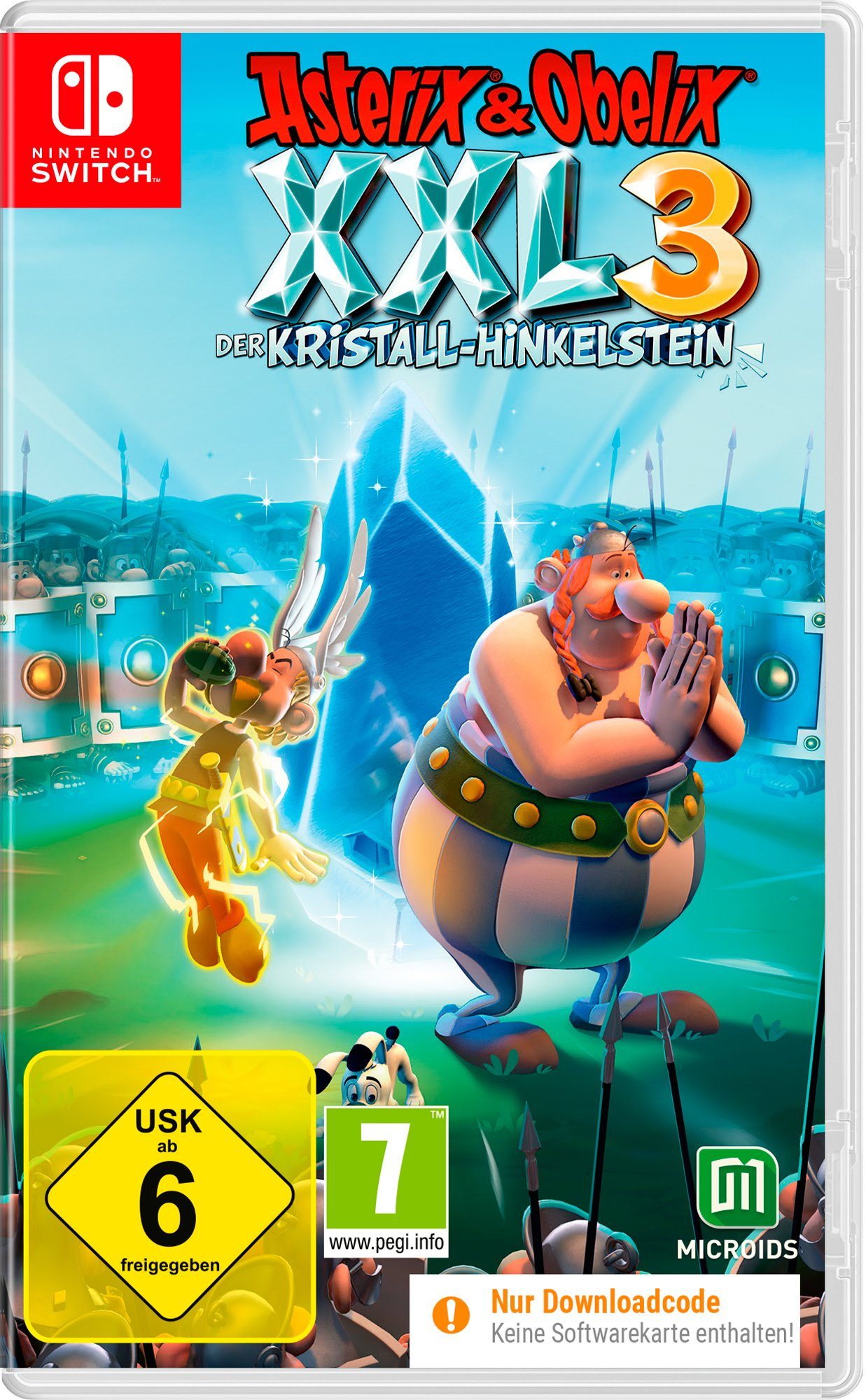 Asterix & Obelix XXL3: Der Kristall-Hinkelstein (Code in a Box), Nintendo Switch, Code in the Box