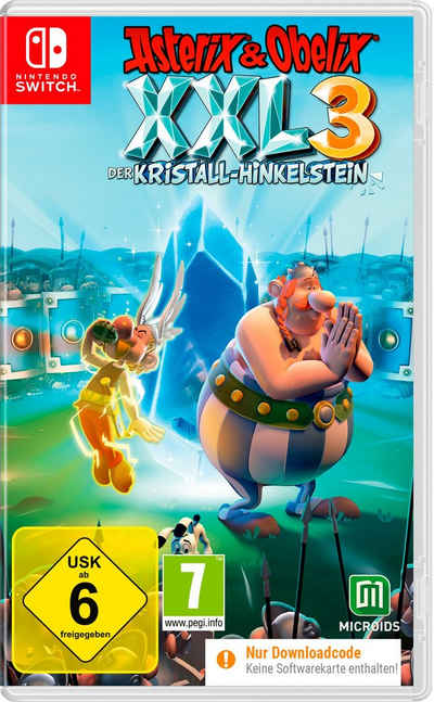 Asterix & Obelix XXL3: Der Kristall-Hinkelstein Nintendo Switch, Code in the Box