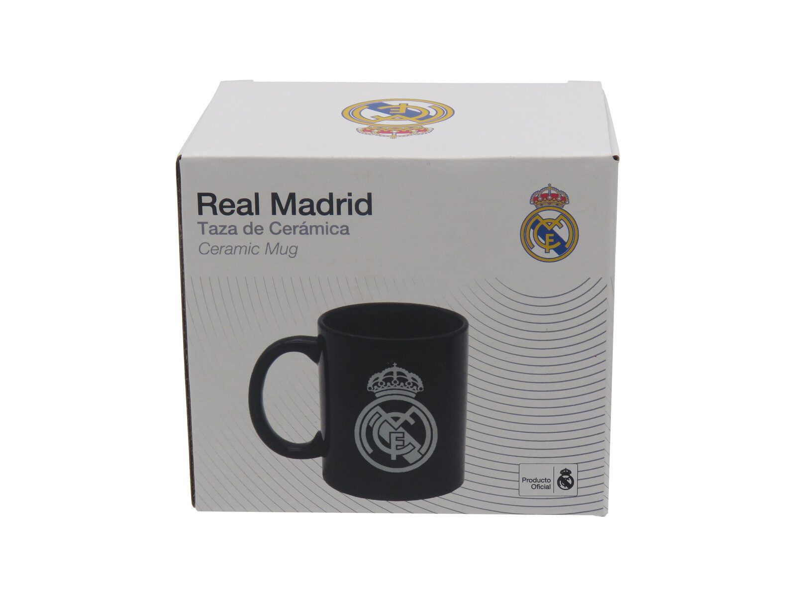 Real Madrid Tasse Keramiktasse 330 ml Kaffeetasse Becher Geschenkbox, Keramik