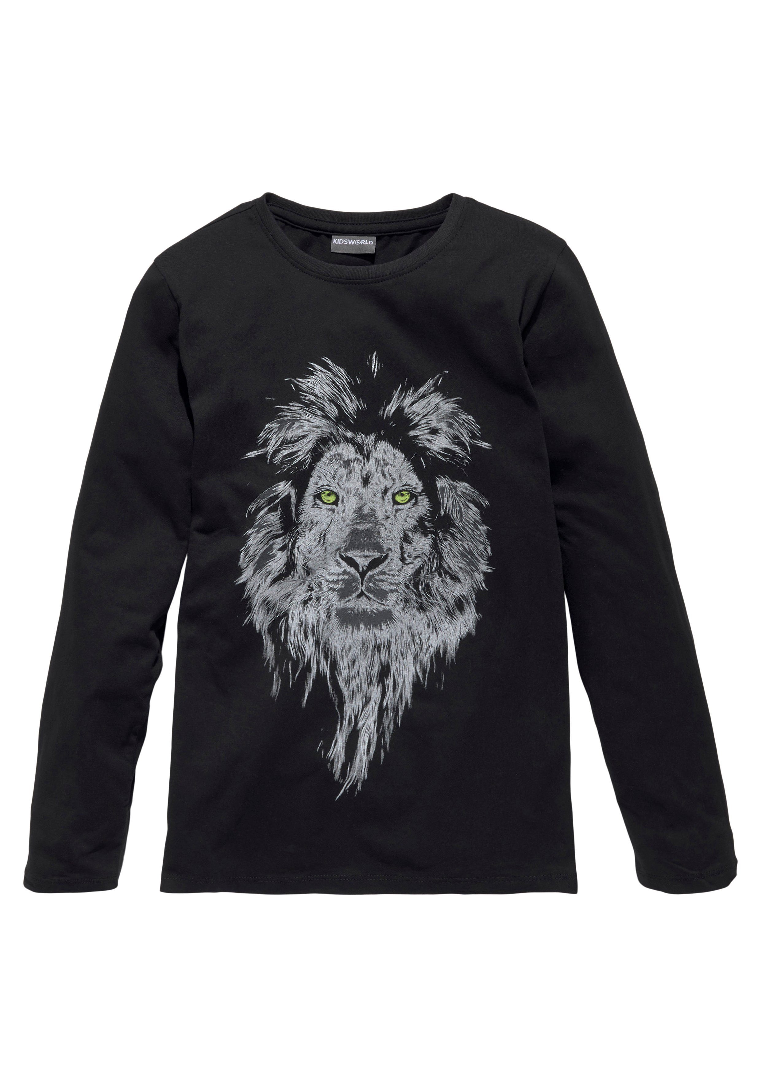 Langarmshirt WHITE LION