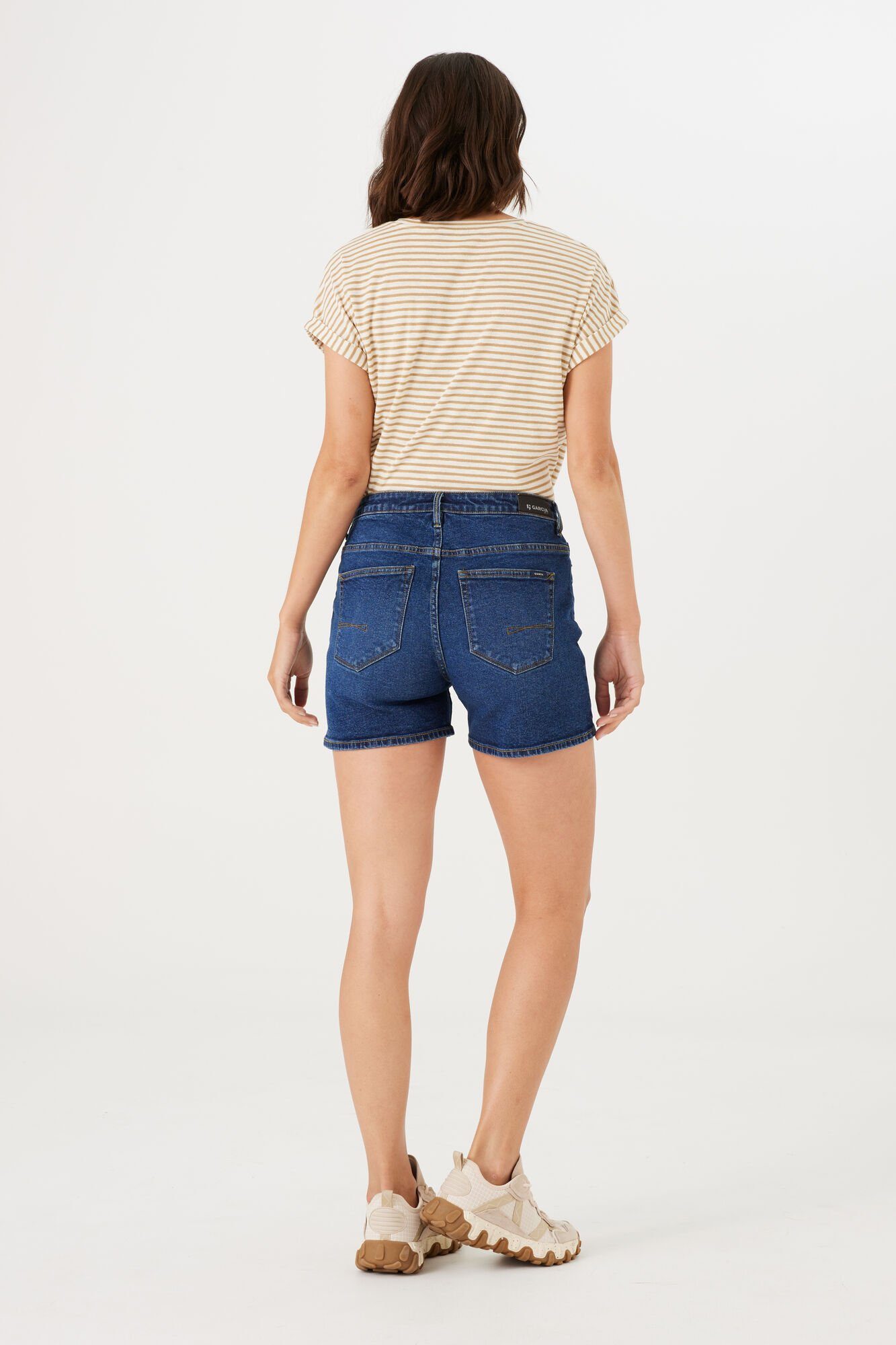 Garcia Bermudas Celia-slim fit Sommerhose In leichtem Used-Look günstig online kaufen