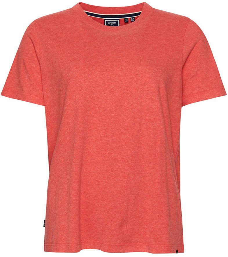 Superdry T-Shirt Vintage rot T-Shirt Bio-Baumwolle aus Logo