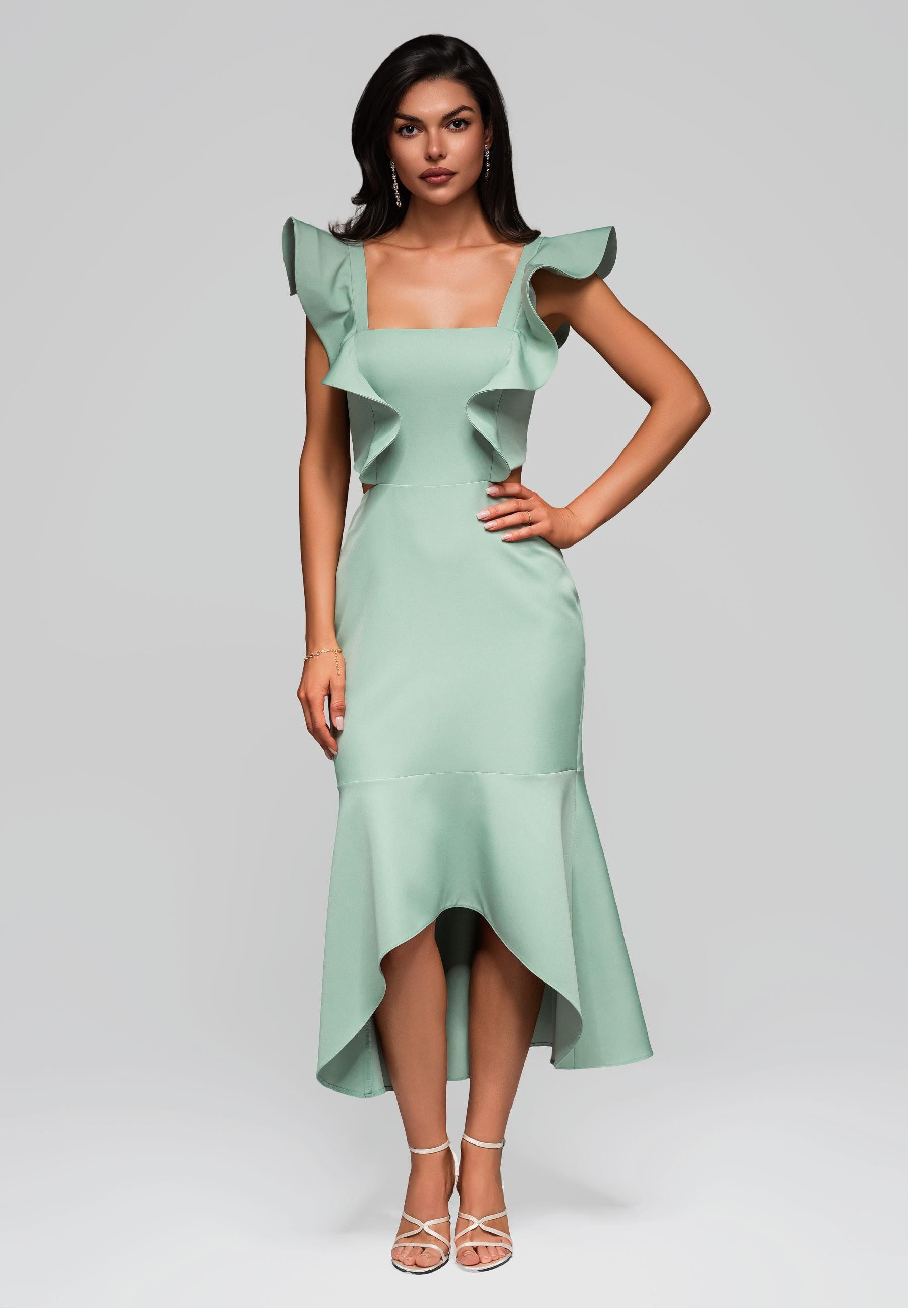 Abendkleid Midi-Abendkleid