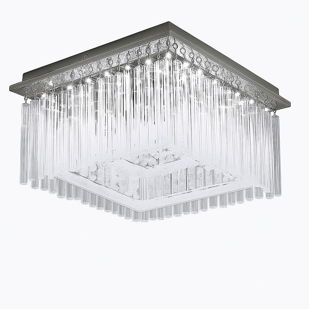 GLOBO LIGHTING LED Deckenleuchte, LED-Leuchtmittel fest verbaut, Deckenleuchte Kristallleuchte Deckenlampe Designleuchte