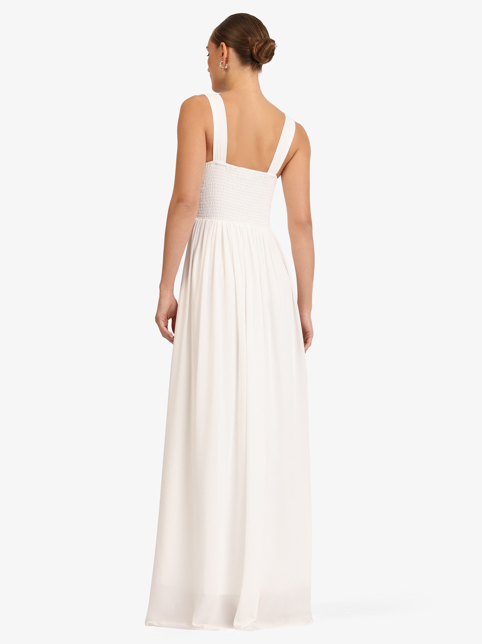 Kraimod Abendkleid mit Schmuckapplikation und V-Ausschnitt
