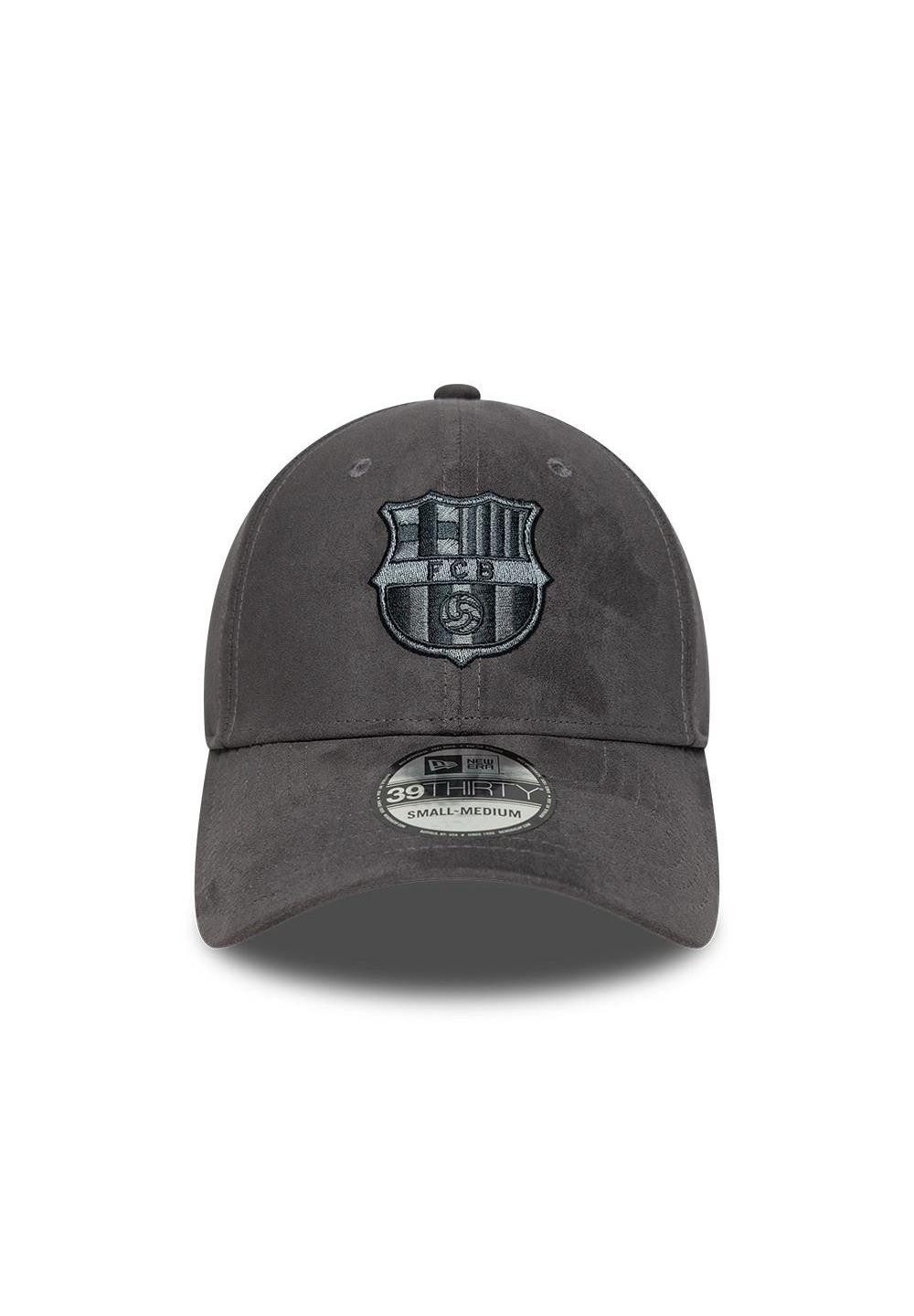 New Era Flex Cap FC Barcelona New Era Faux Suede 39Thirty Cap Dunkelgrau (1-St)