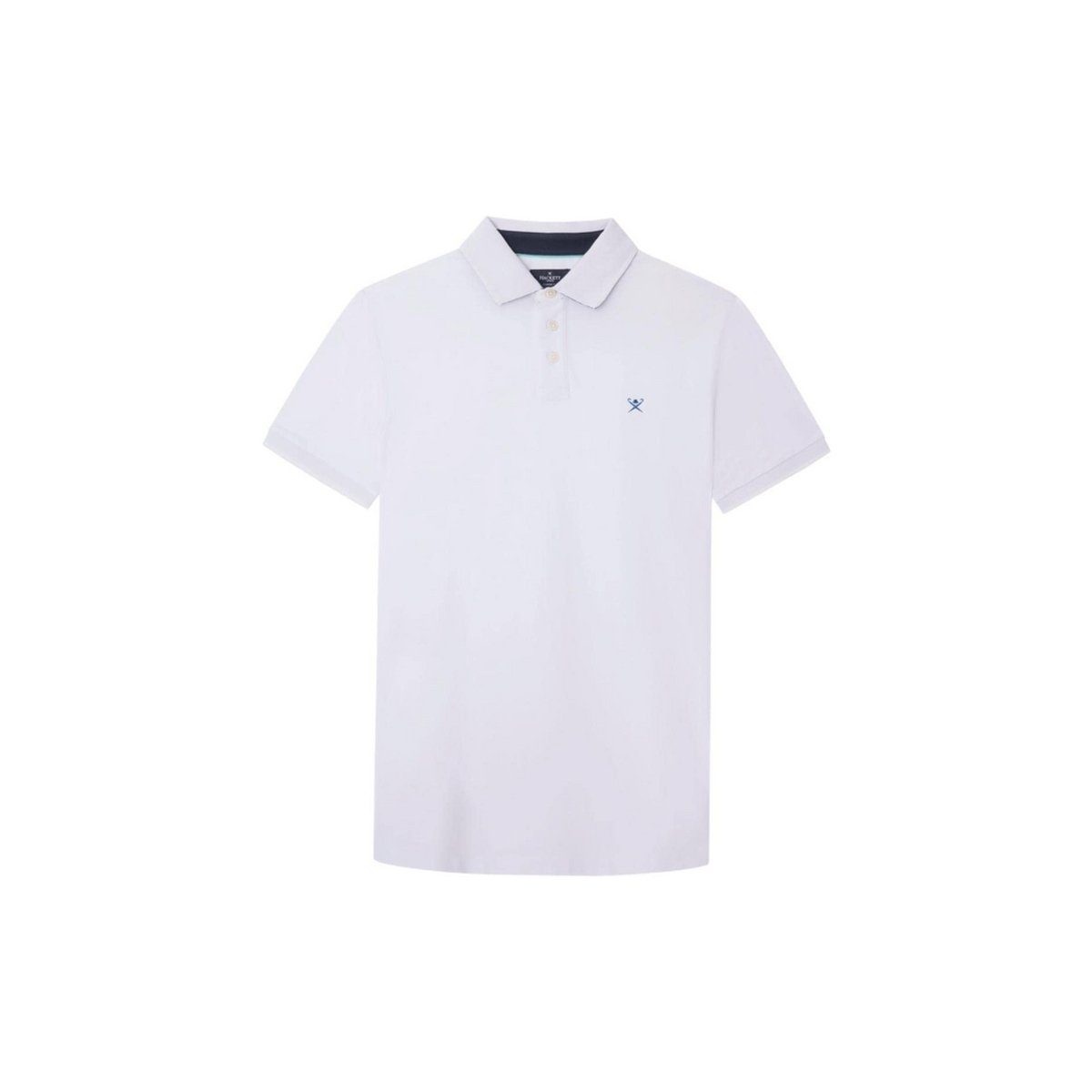 Hackett London Poloshirt weiß passform textil (1-tlg) 800