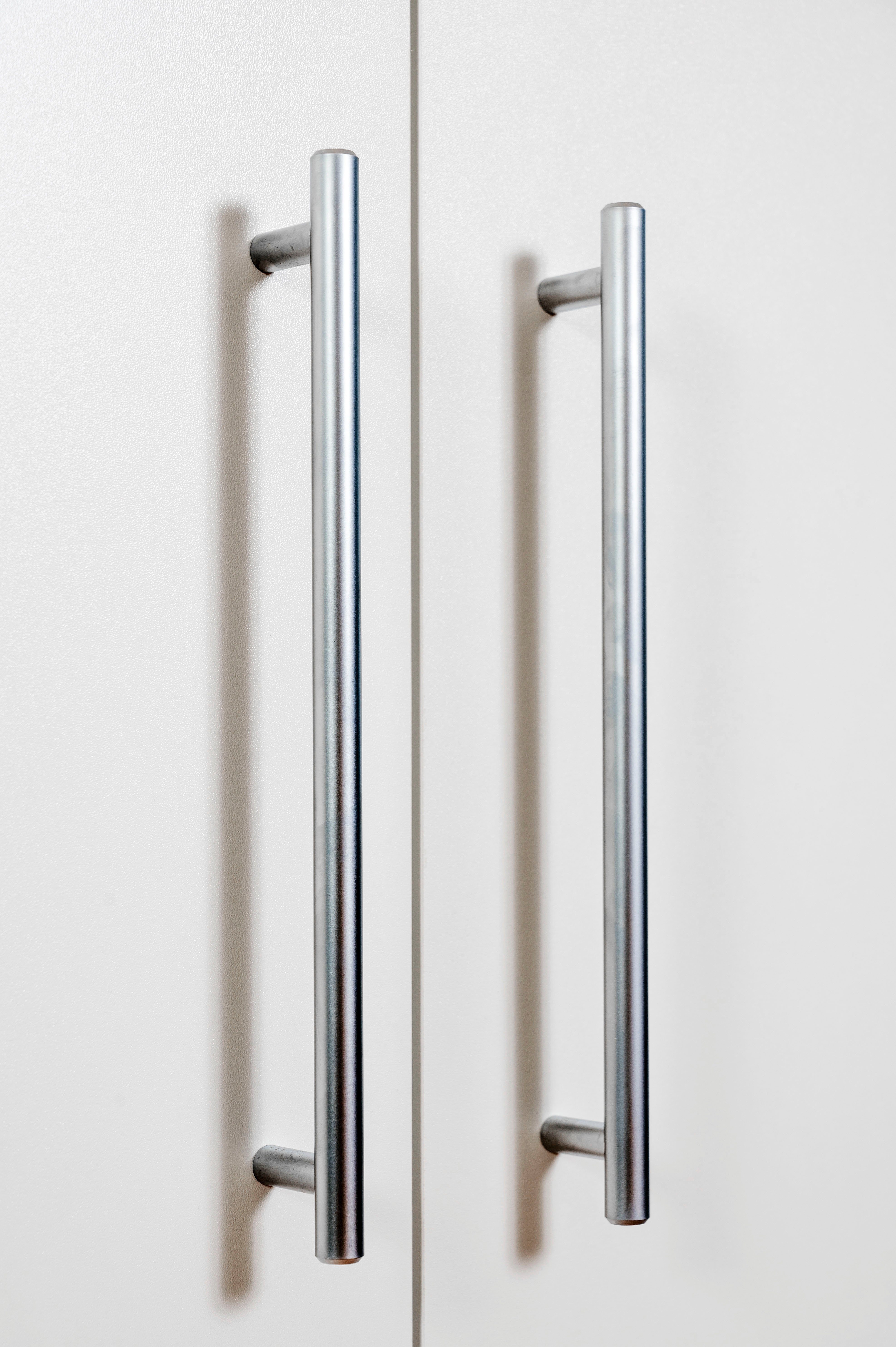 RESPEKTA Pantryküche Peter, mit Duo Kochfeld, wahlweise mit Mikrowelle, Korpus Weiß, Breite 104 cm, in exclusiver Konfiguration für OTTO