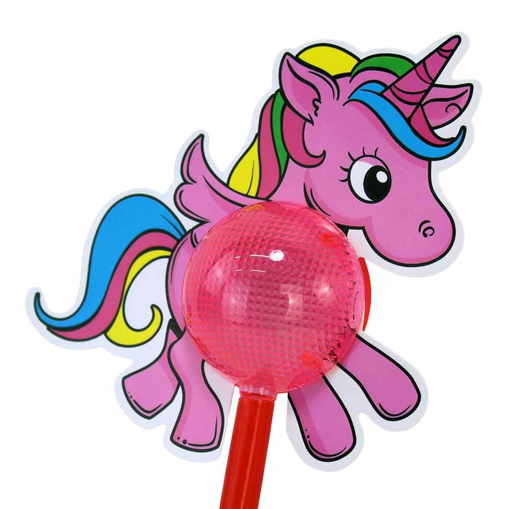B&G INTERNATIONAL Zauberstab Leuchtstab Einhorn für Kinder - ca. 38 cm, (1-tlg)