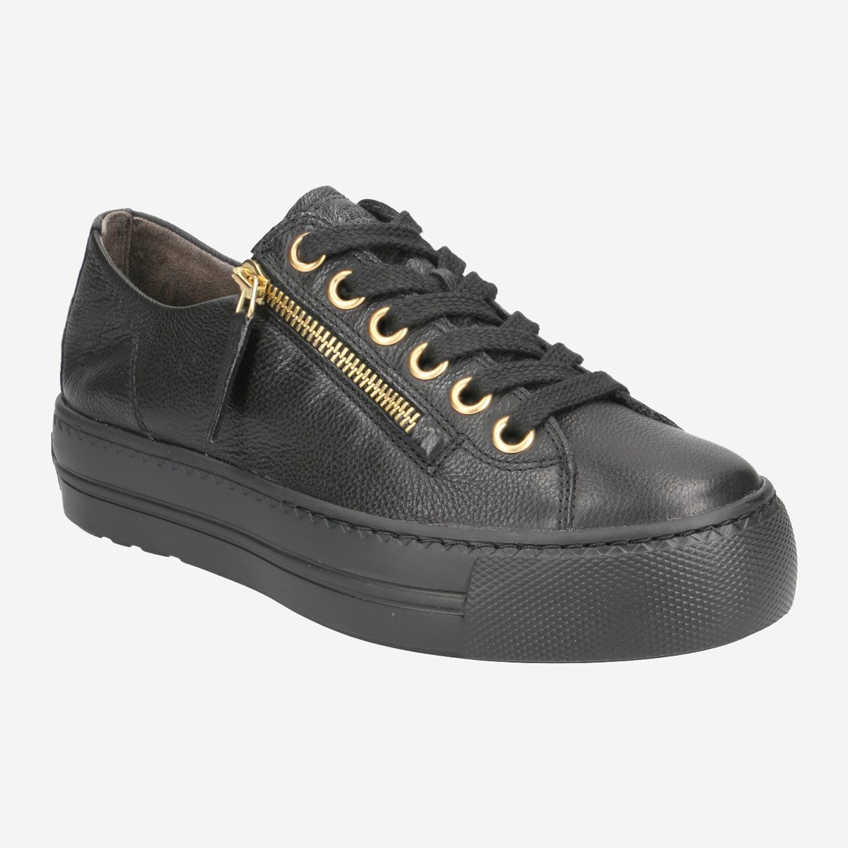 Paul Green 5006-132, Sneaker in Schwarz für Damen Sneaker