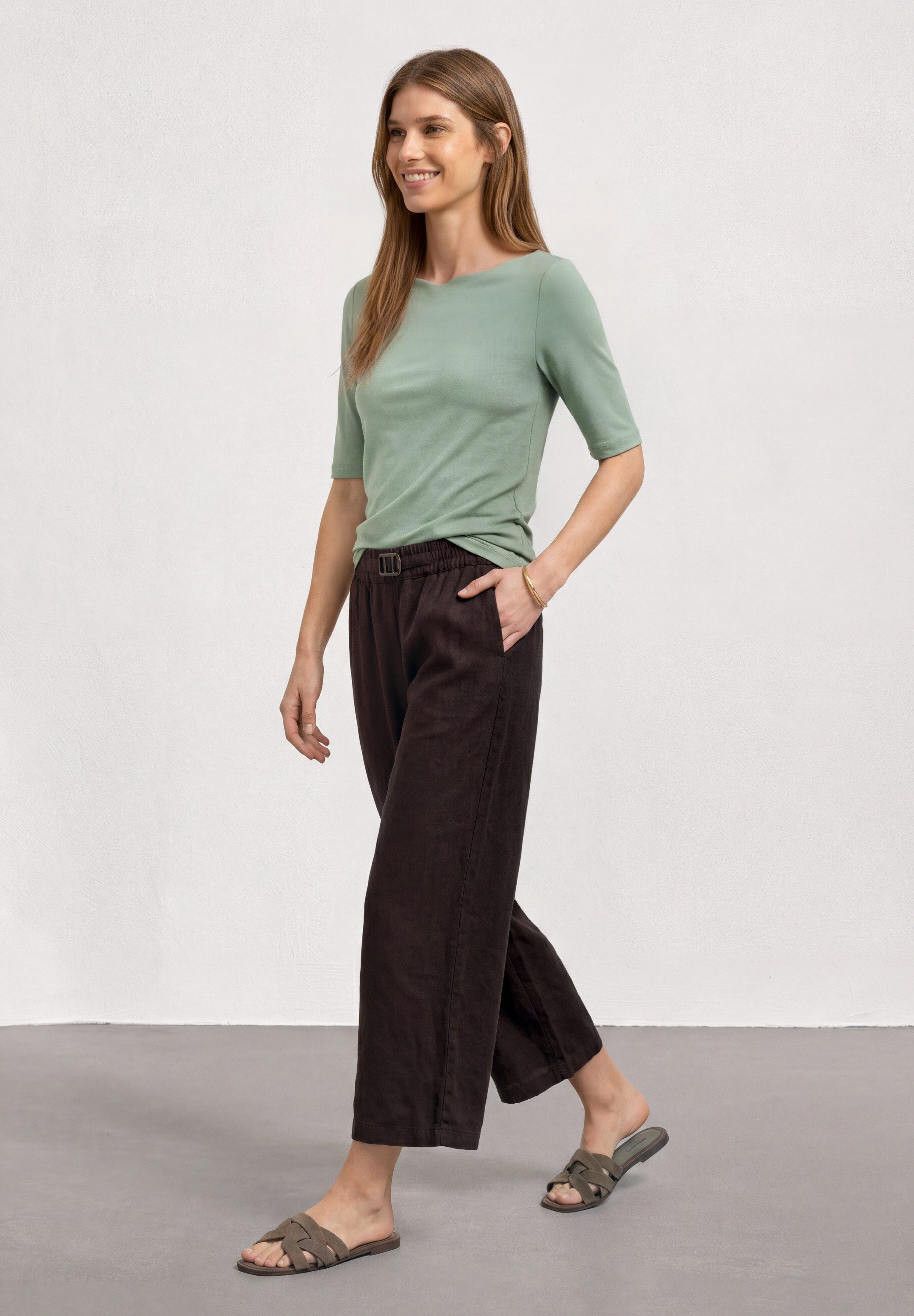 STREET ONE T-Shirt in Unifarbe – Bild 3 von 5