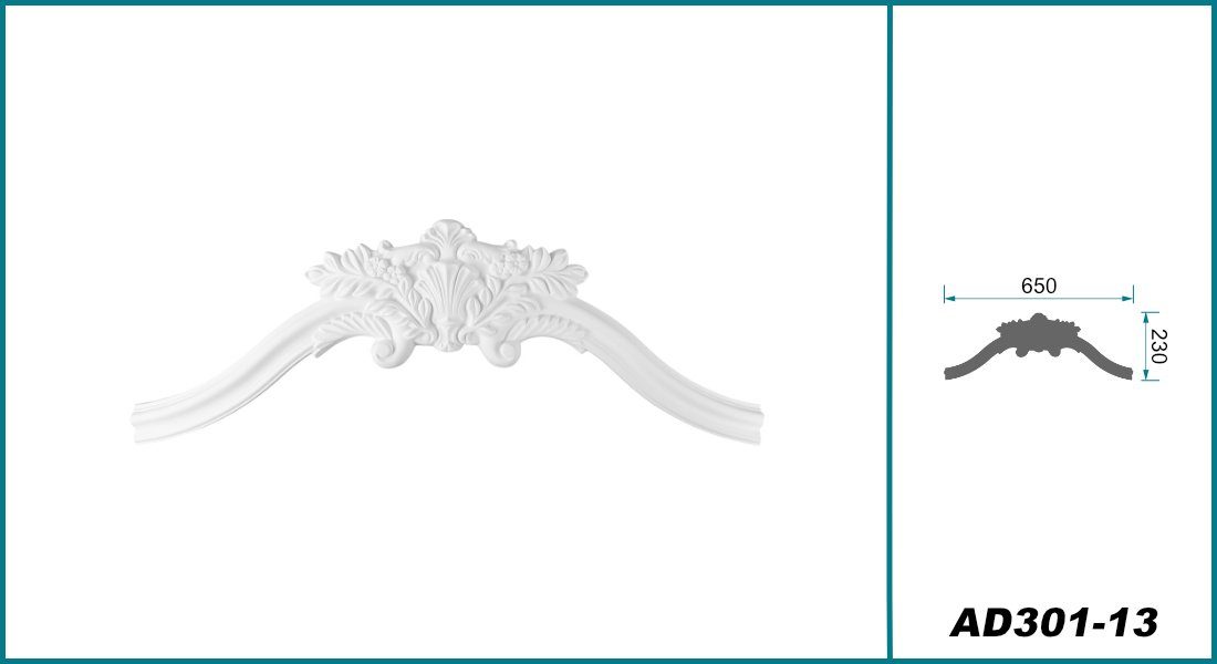 Hexim Perfect Stuckleiste AD301-13, Wand- und Deckenumrandung aus PU - Segm günstig online kaufen