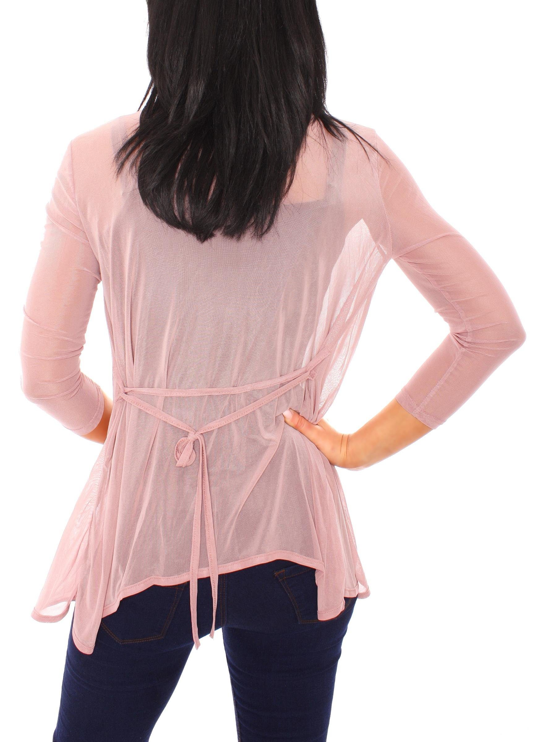 Muse Cardigan Mesh Cardigan Jäckchen transparent günstig online kaufen