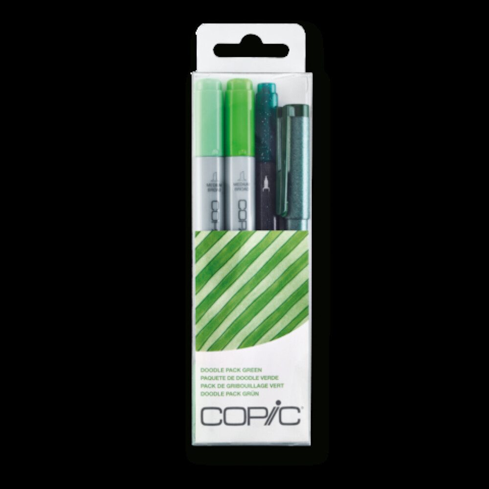 COPIC Marker Doodle Pack grÃ¼n 4St -, (1-tlg)