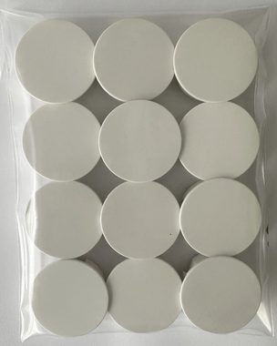 STECKEL Wanddekoobjekt 12 Stück weiße Steckdosen-Abdeckungen 19.B12 Staubschutz für Steckdose