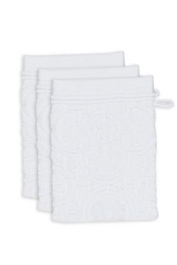 PiP Studio Handtuch Pip TILE LE PIP Waschhandschuh Gästetuch Handtuch Duschtuch, white, Baumwolle (1-St), rechteckig