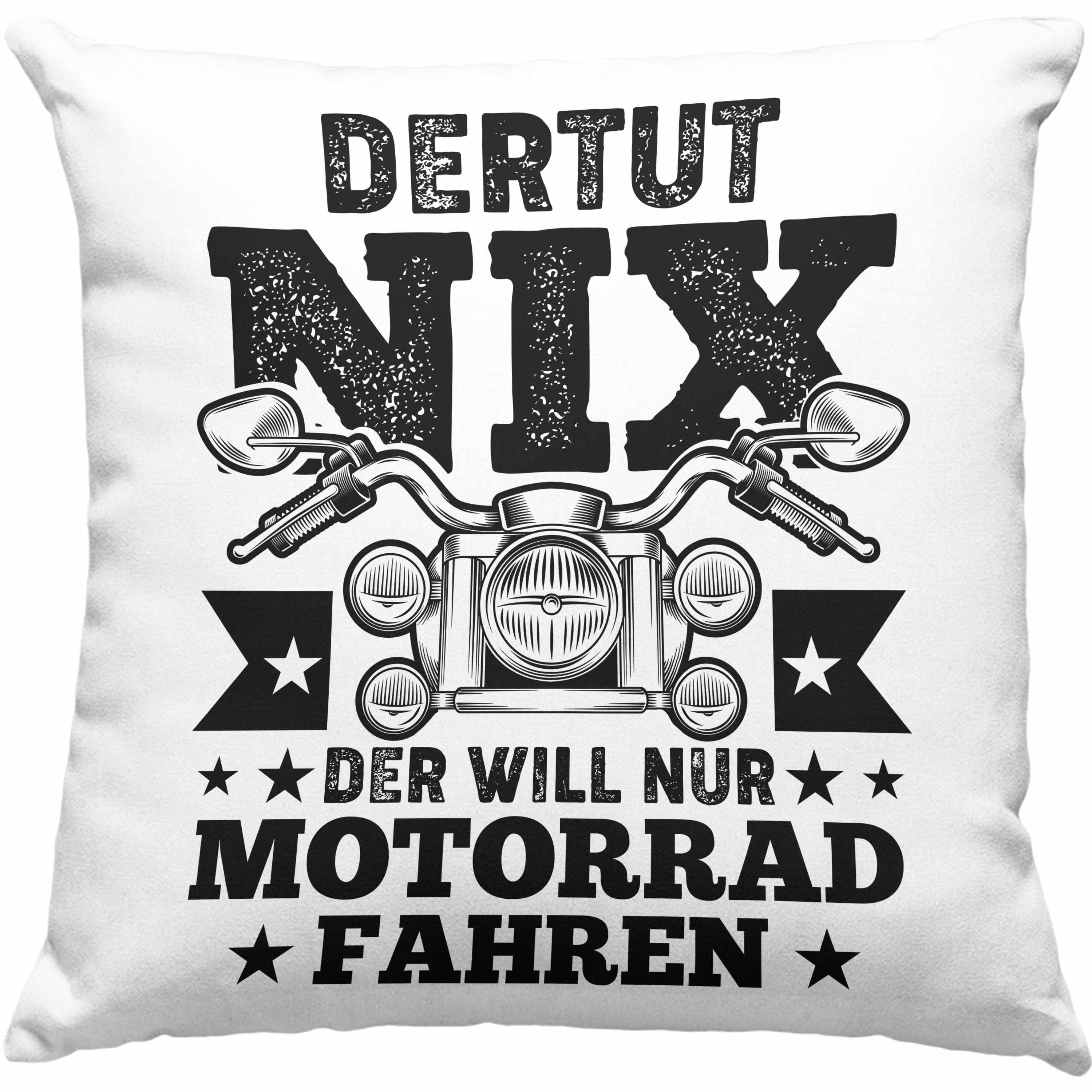 Trendation Dekokissen Trendation Motorradfahrer Kissen Geschenk Der