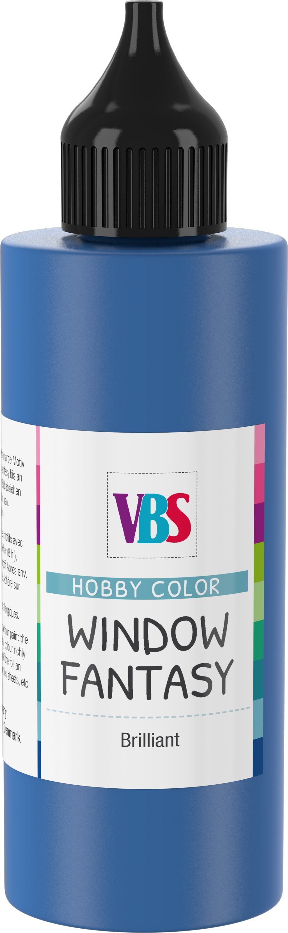 Fenstersticker, VBS, 85 ml Glitter-Blau