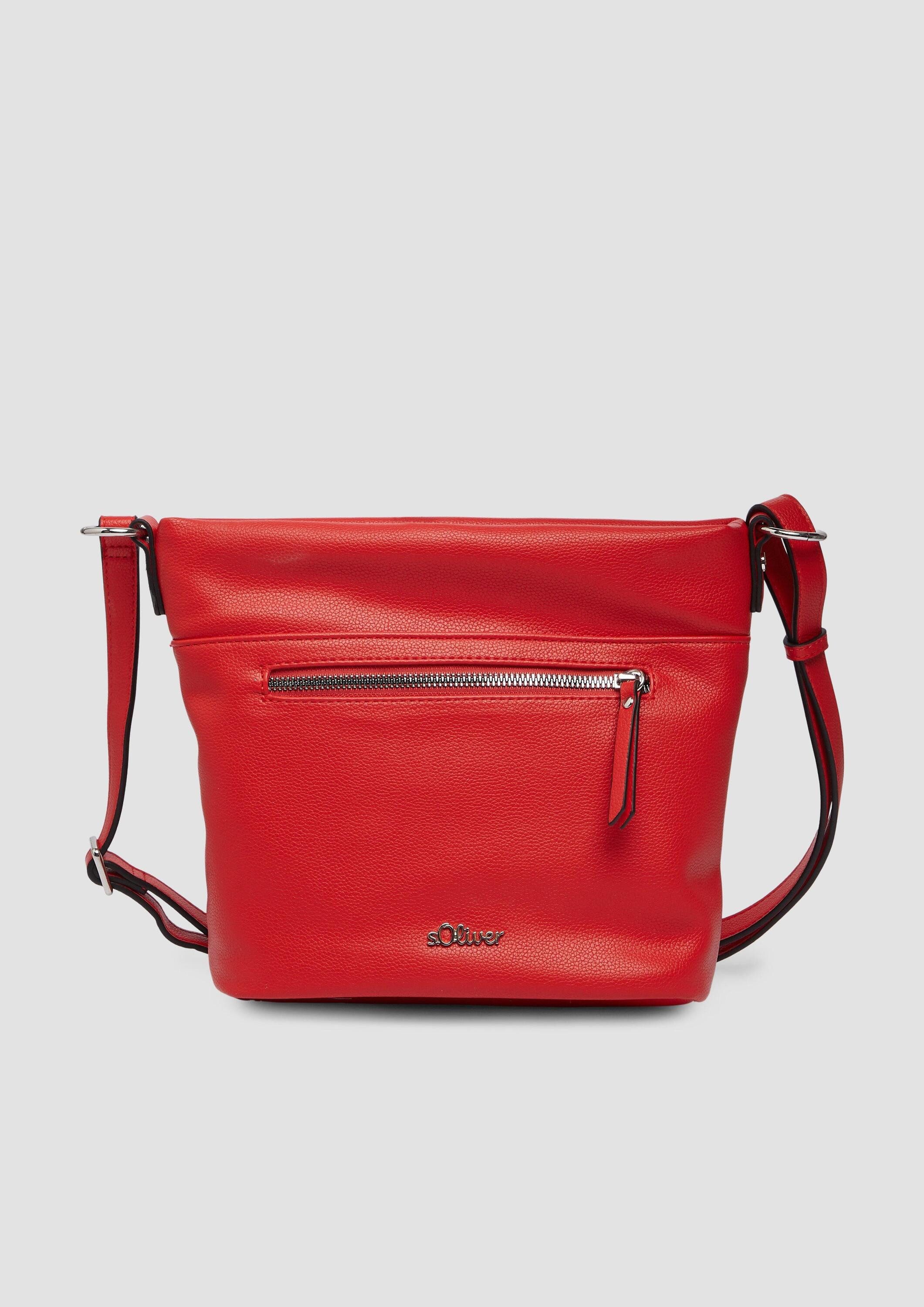 s.Oliver Umhängetasche Tasche, City-Bag mit längenverstellbarem Riemen und Logo-Detail