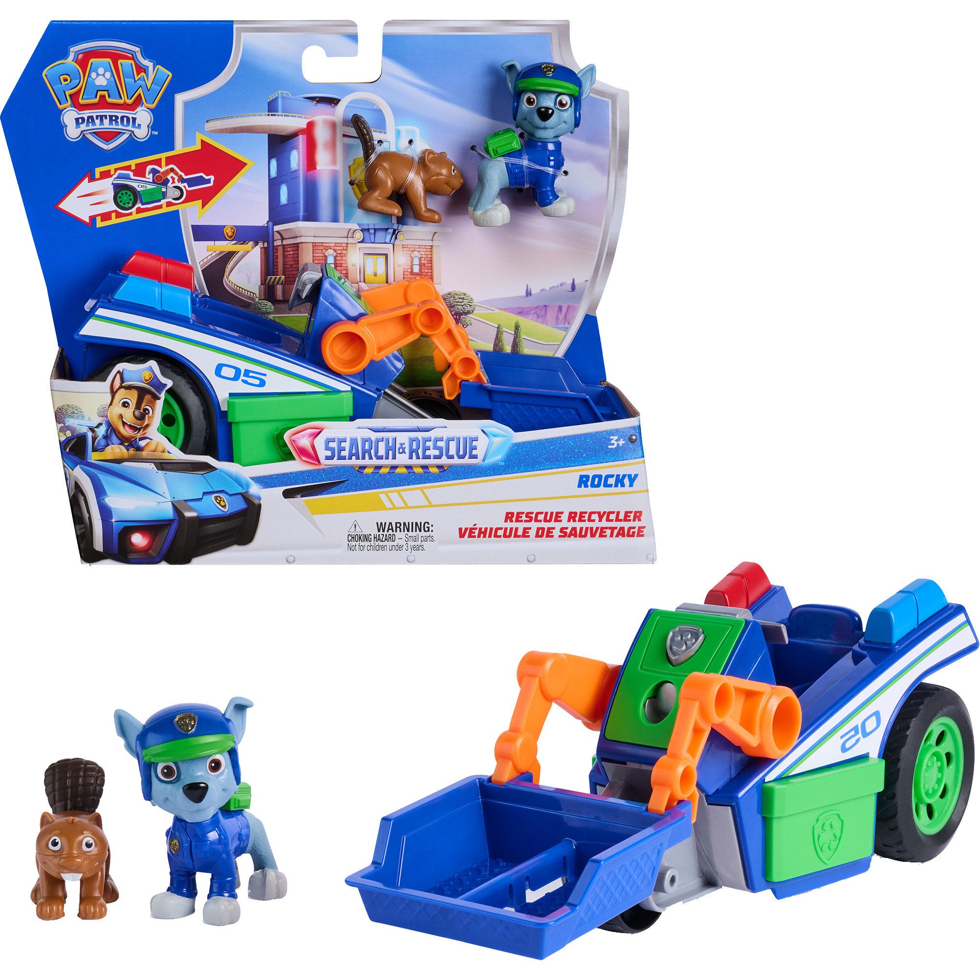 PAW PATROL Spielzeug-LKW Spin Master Paw Patrol - Search & Rescue: Rockys