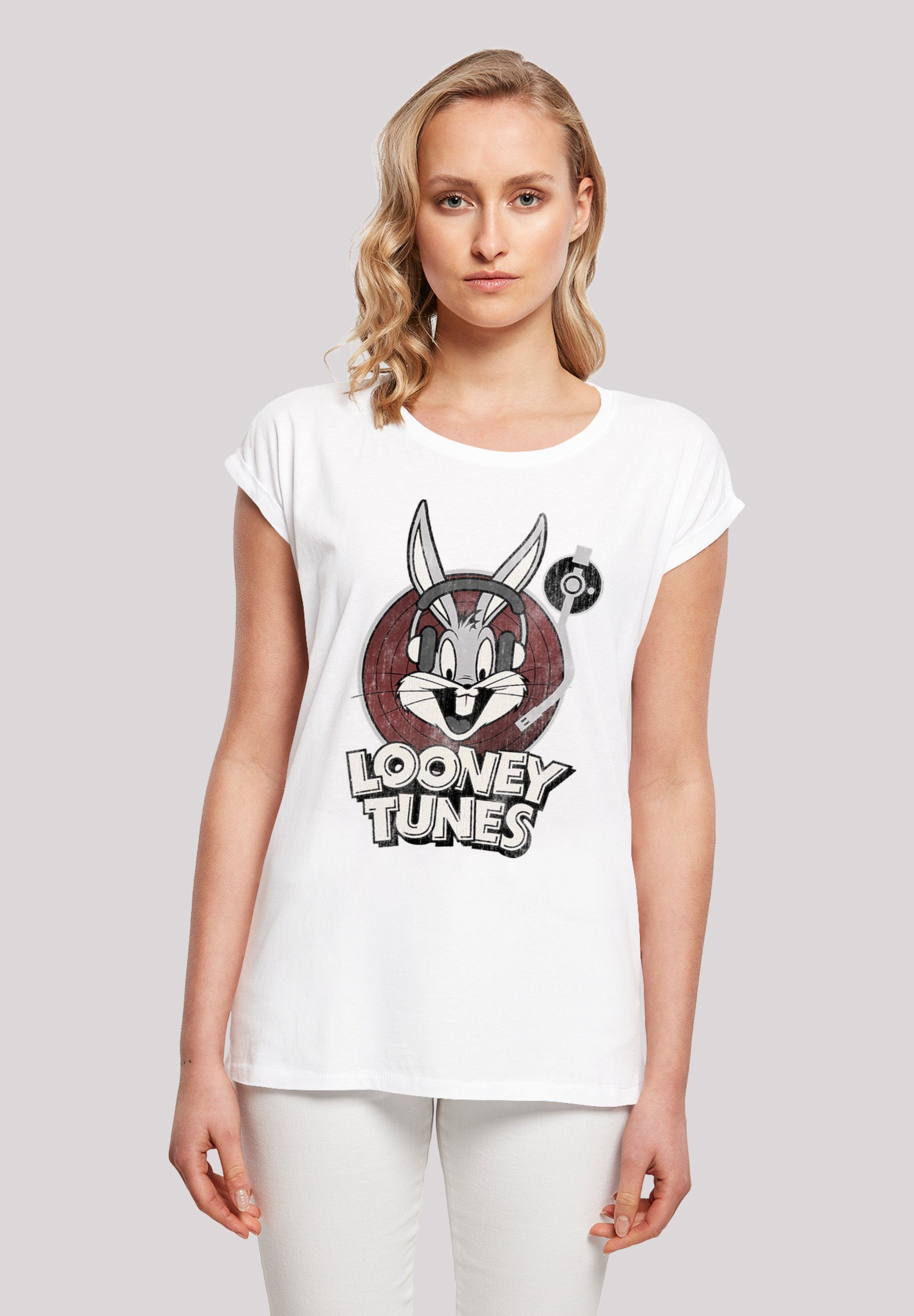 Tunes Bunny\' Tragekomfort T-Shirt F4NT4STIC mit Baumwollstoff weicher hohem Print, Bugs Sehr Looney