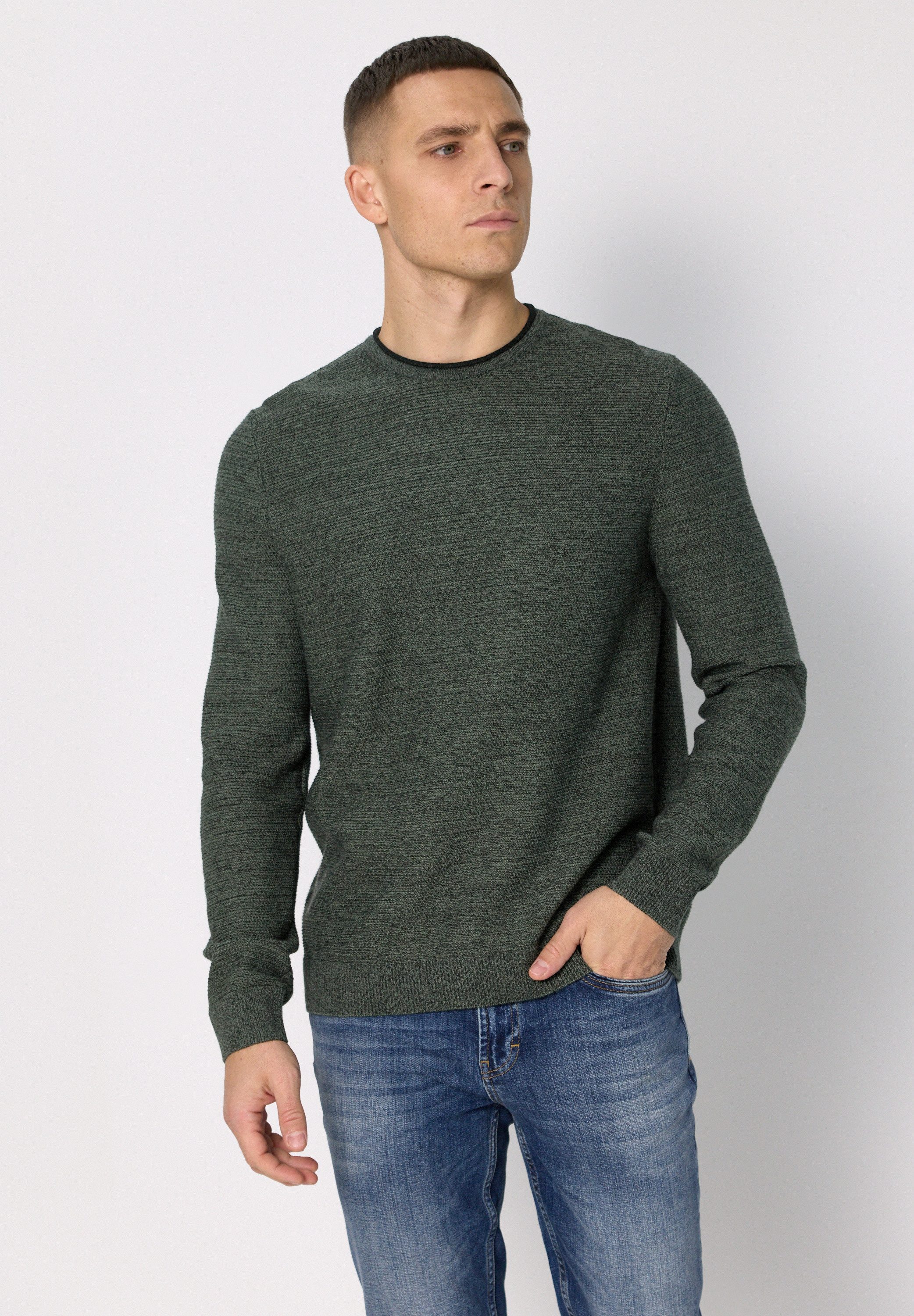 STREET ONE MEN Strickpullover Feinstrick günstig online kaufen