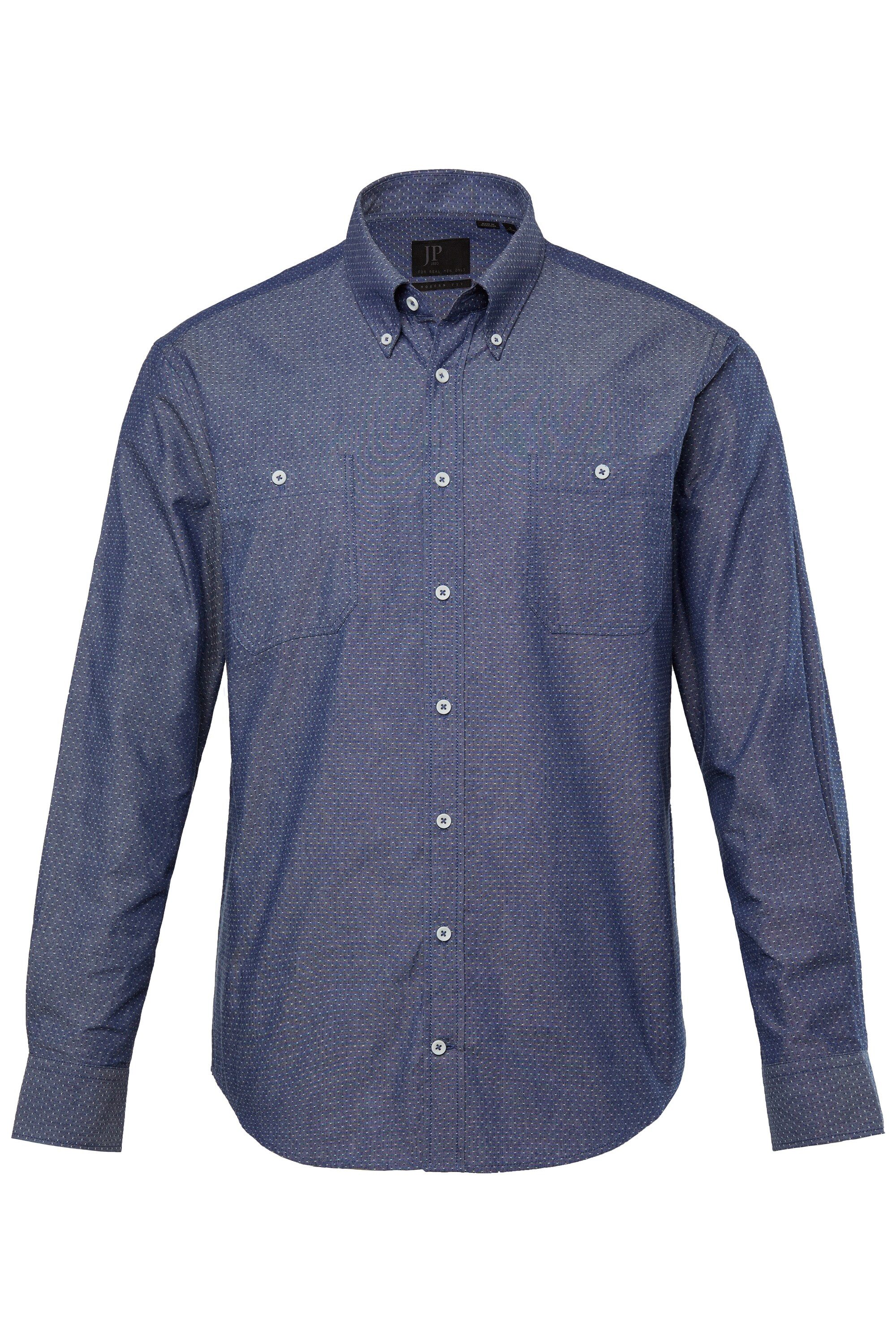 JP1880 Businesshemd JP 1880 Denimoptik-Hemd Langarm Cowboy Modern Fit günstig online kaufen