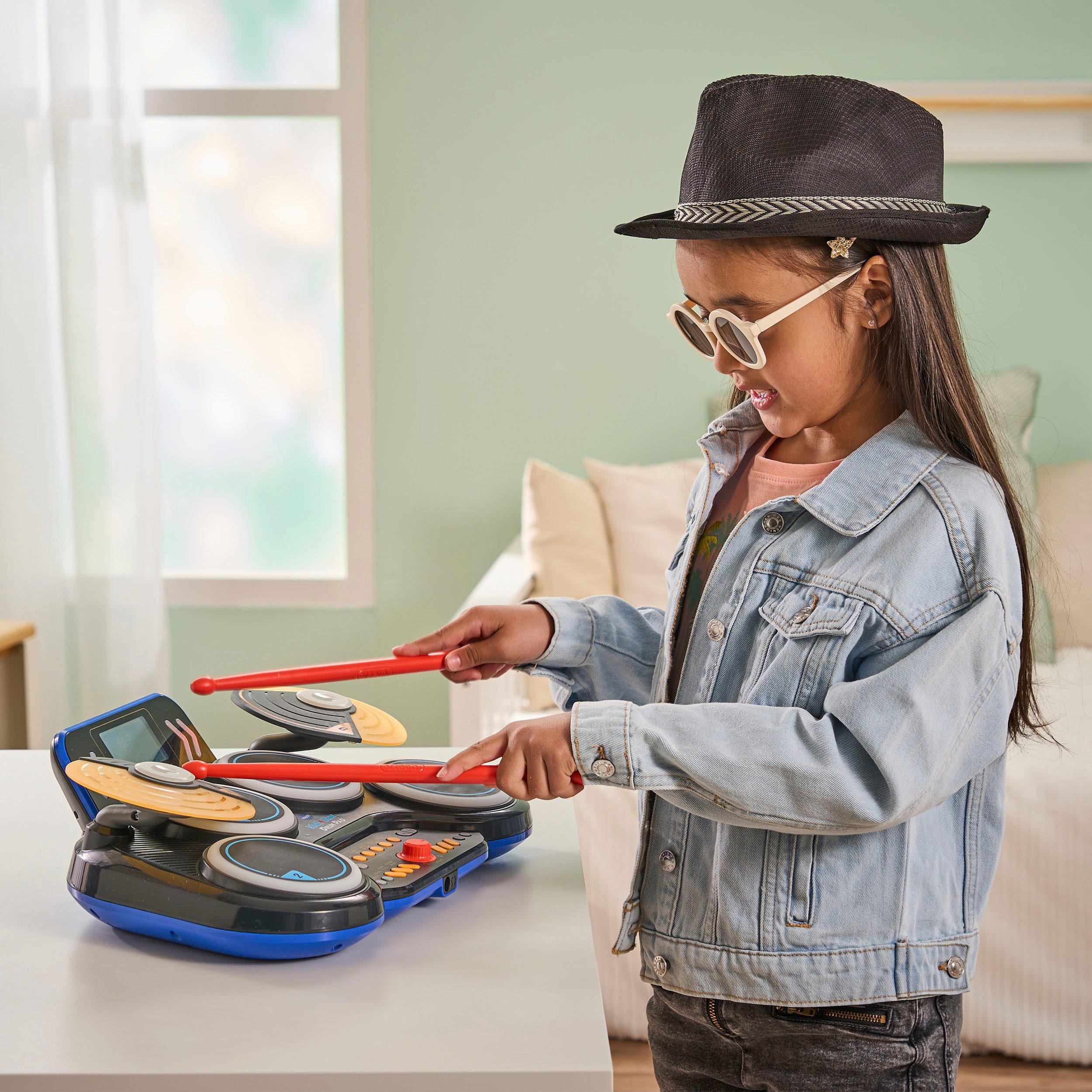 Vtech® Spielzeug-Musikinstrument Kidi DJ Drums, mit Bluetooth-Funktion
