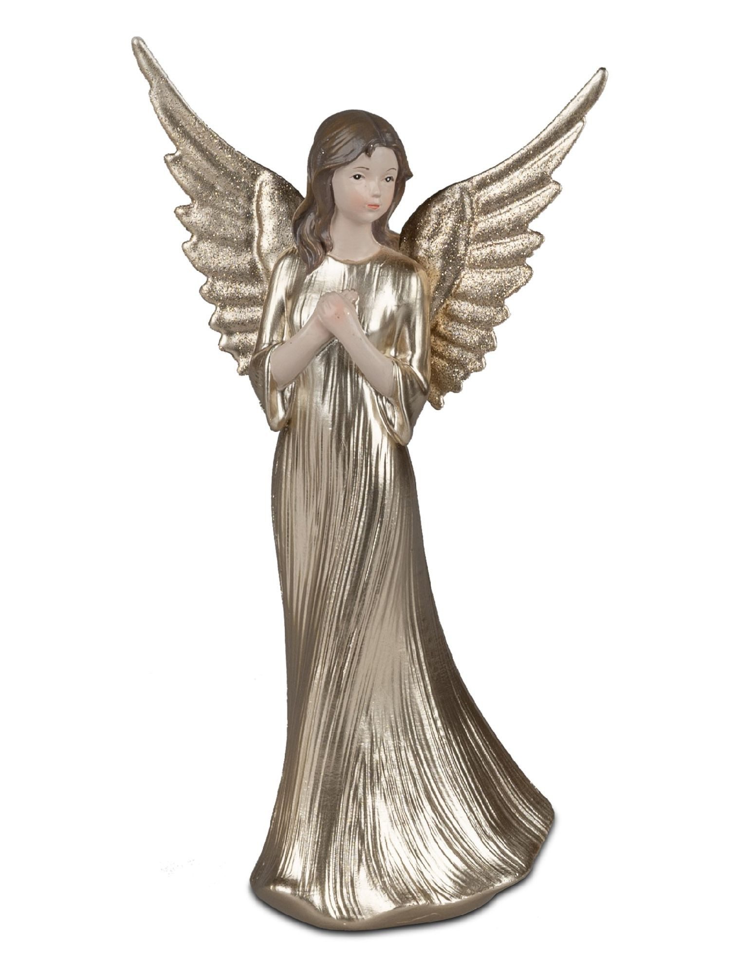 formano Dekofigur Klassik, Höhe: 18cm, Farbe: Gold, Motiv: Engel