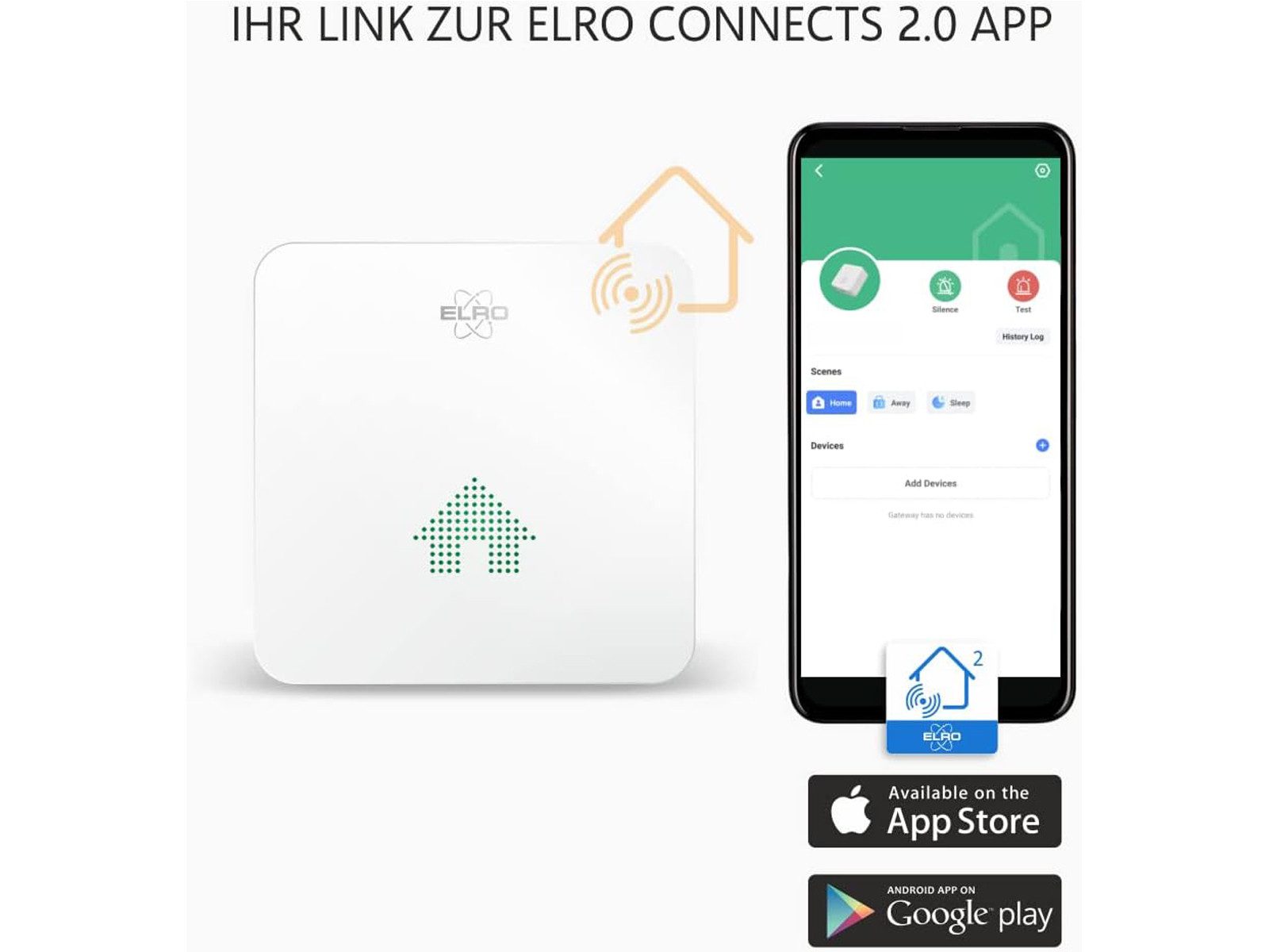 Elro Home-Server, Smart Home Hausautomation Systeme Verbindung zur App als Fernbedienung