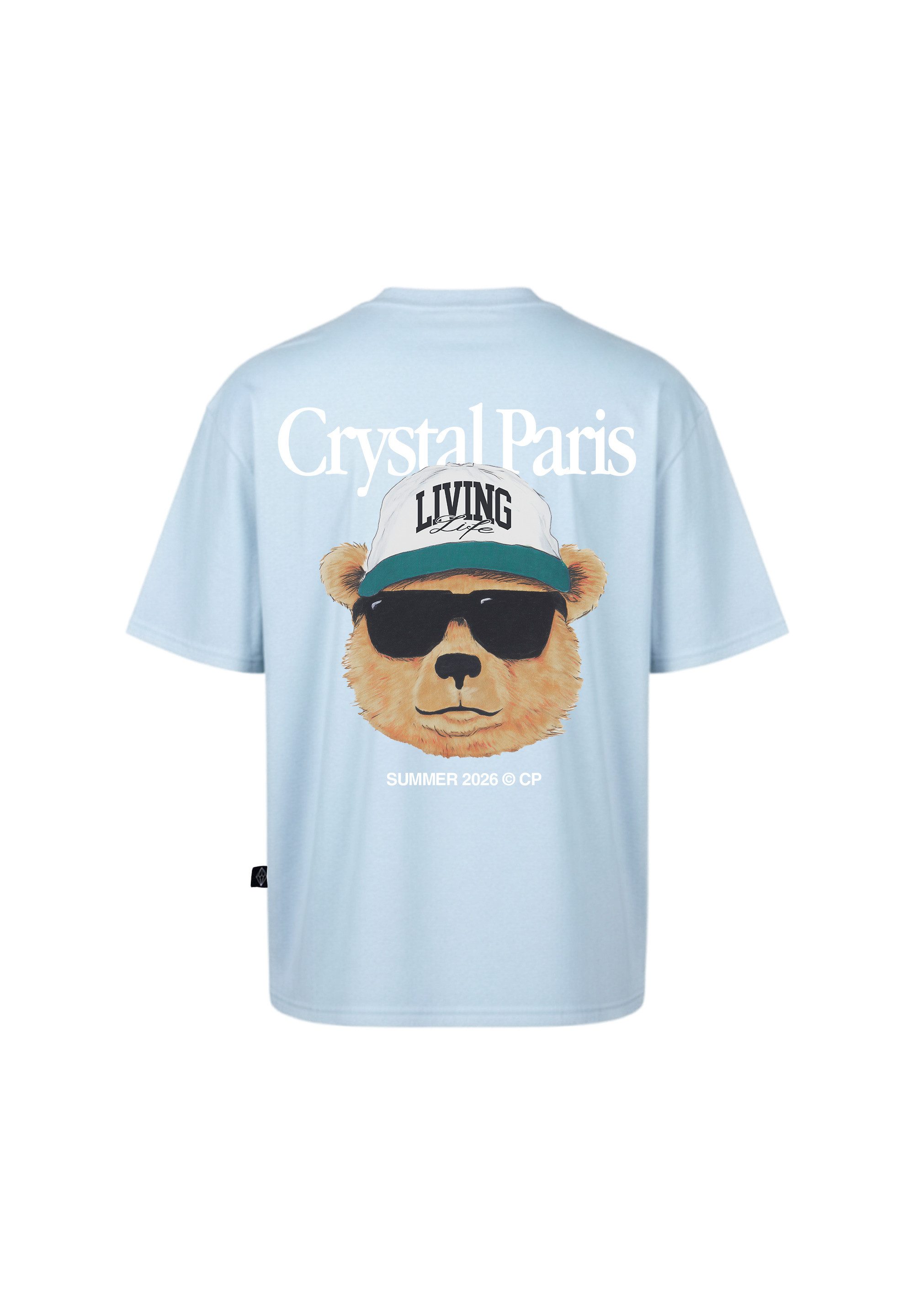 Crystal Paris T-Shirt Living Life (1-tlg)