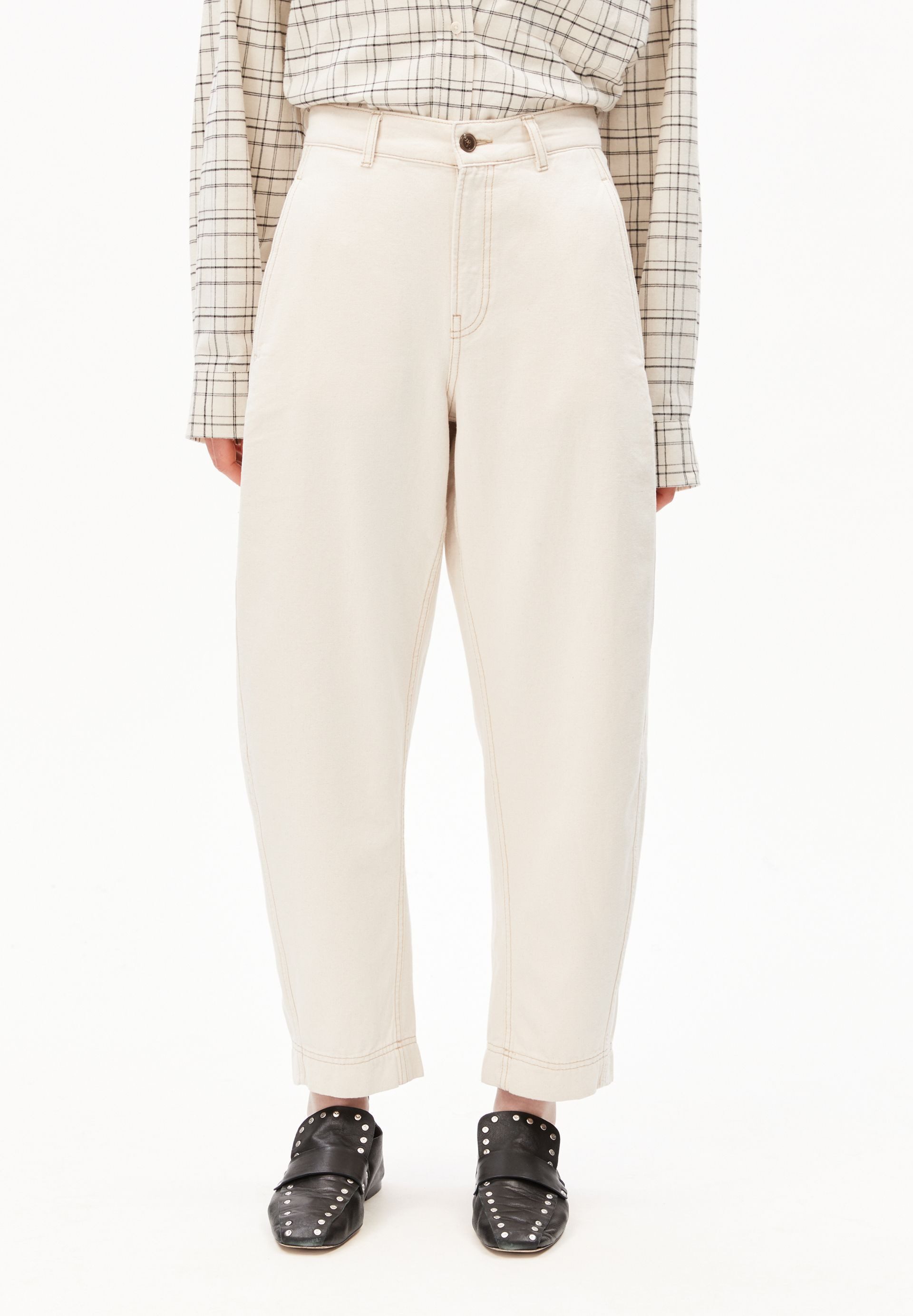 Stoffhose WORKWEAR CANVAS BARREL Stoffhose aus Bio-Baumwolle