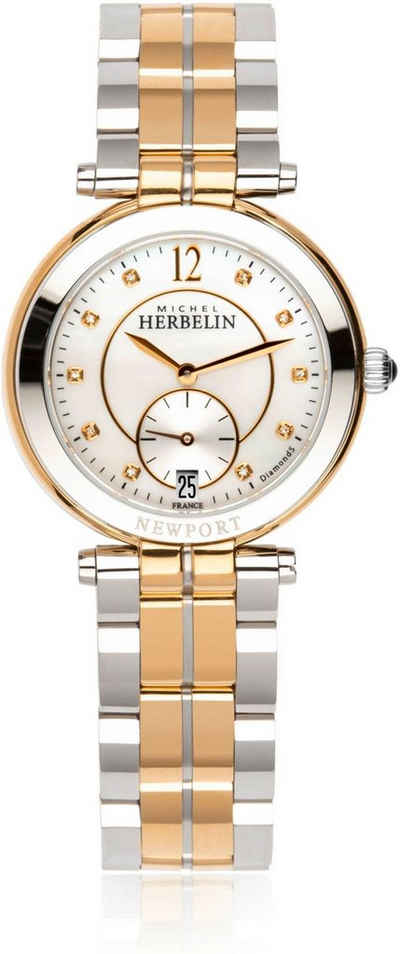 Michel Herbelin Mechanische Uhr Michel Herbelin NEWPORT 18384/BTR89 Damenarmbanduhr