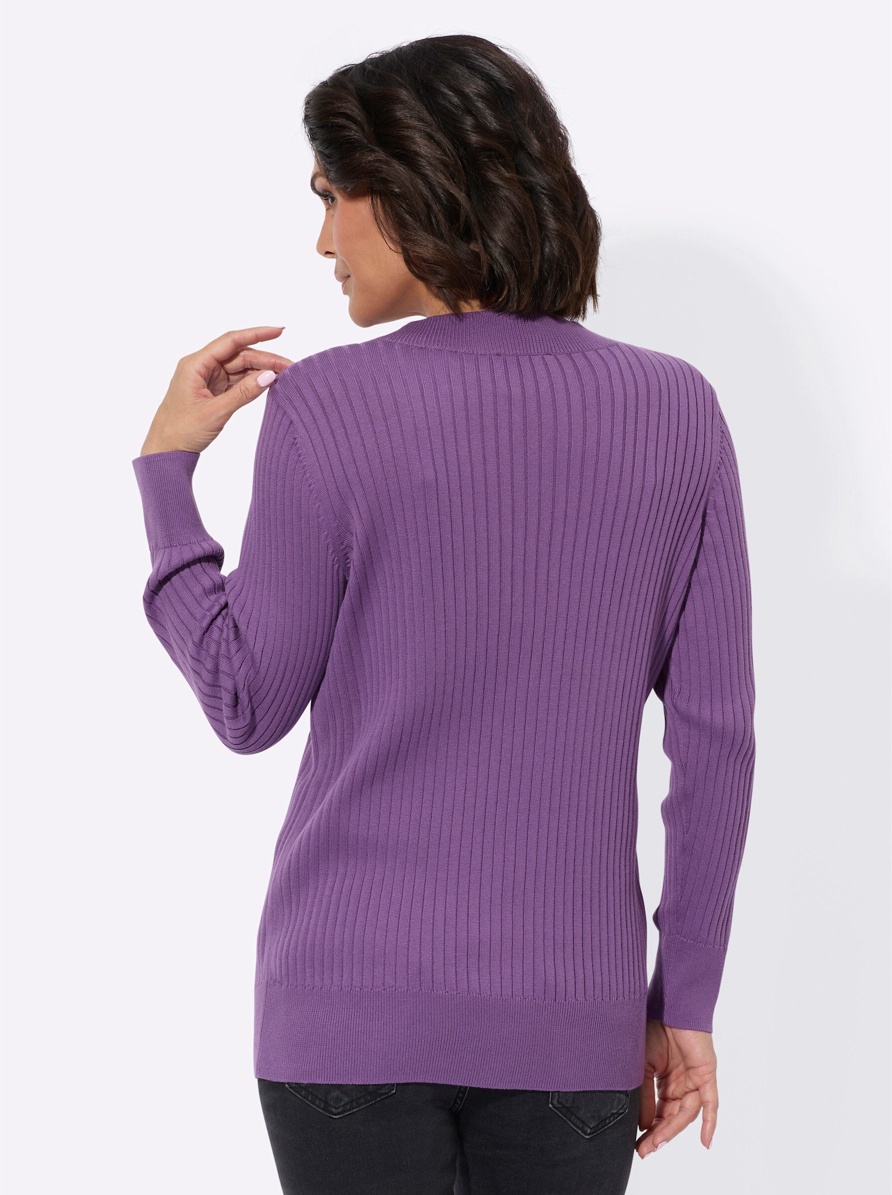 Witt Strickjacke Strickjacke Langarm Rippoptik günstig online kaufen