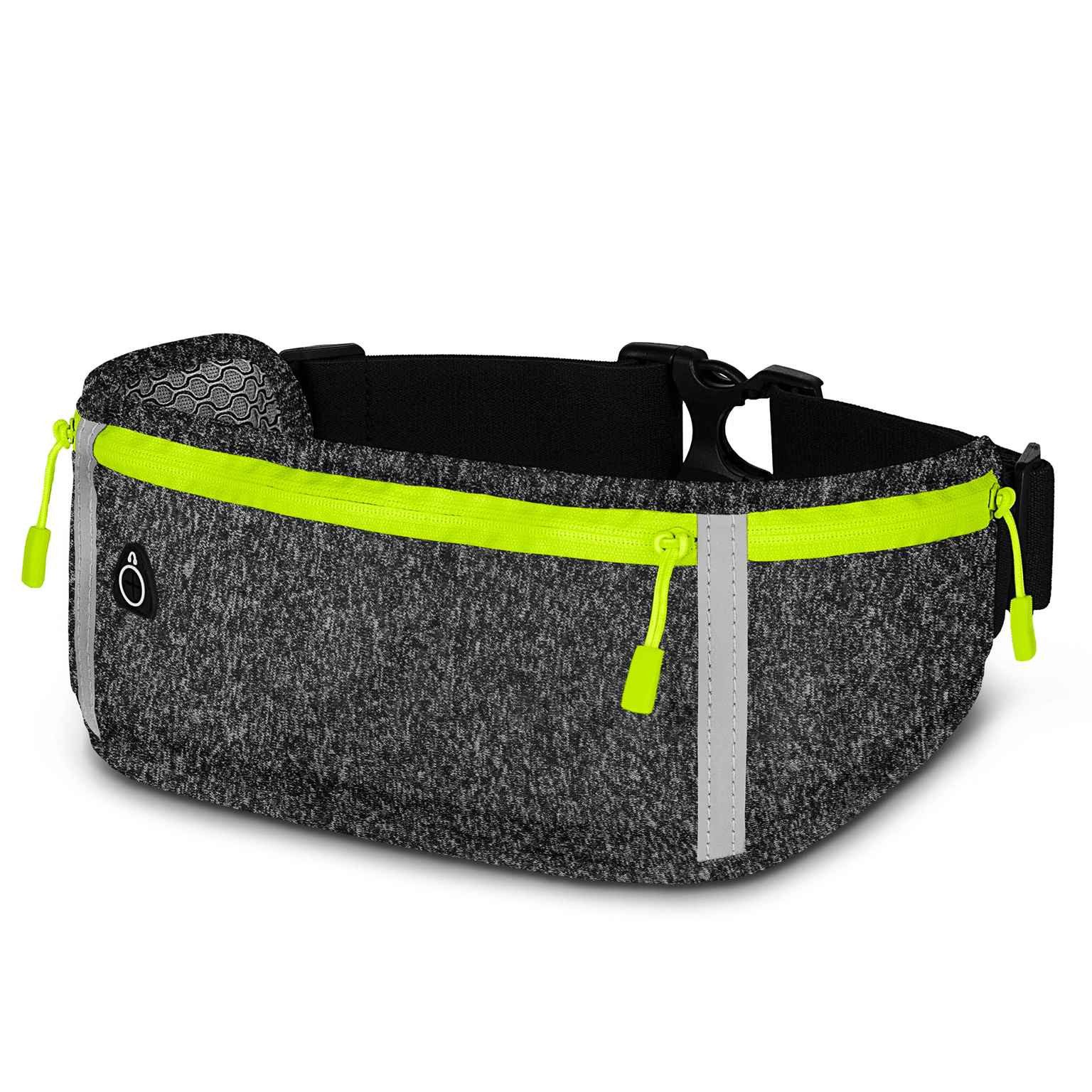 ONEFLOW Laufgürtel für Gigaset GX4 Lauftasche ActivePro Belt Grau Sport Handytasche zum Joggen Damen Herren Bauchtasche Handy Running