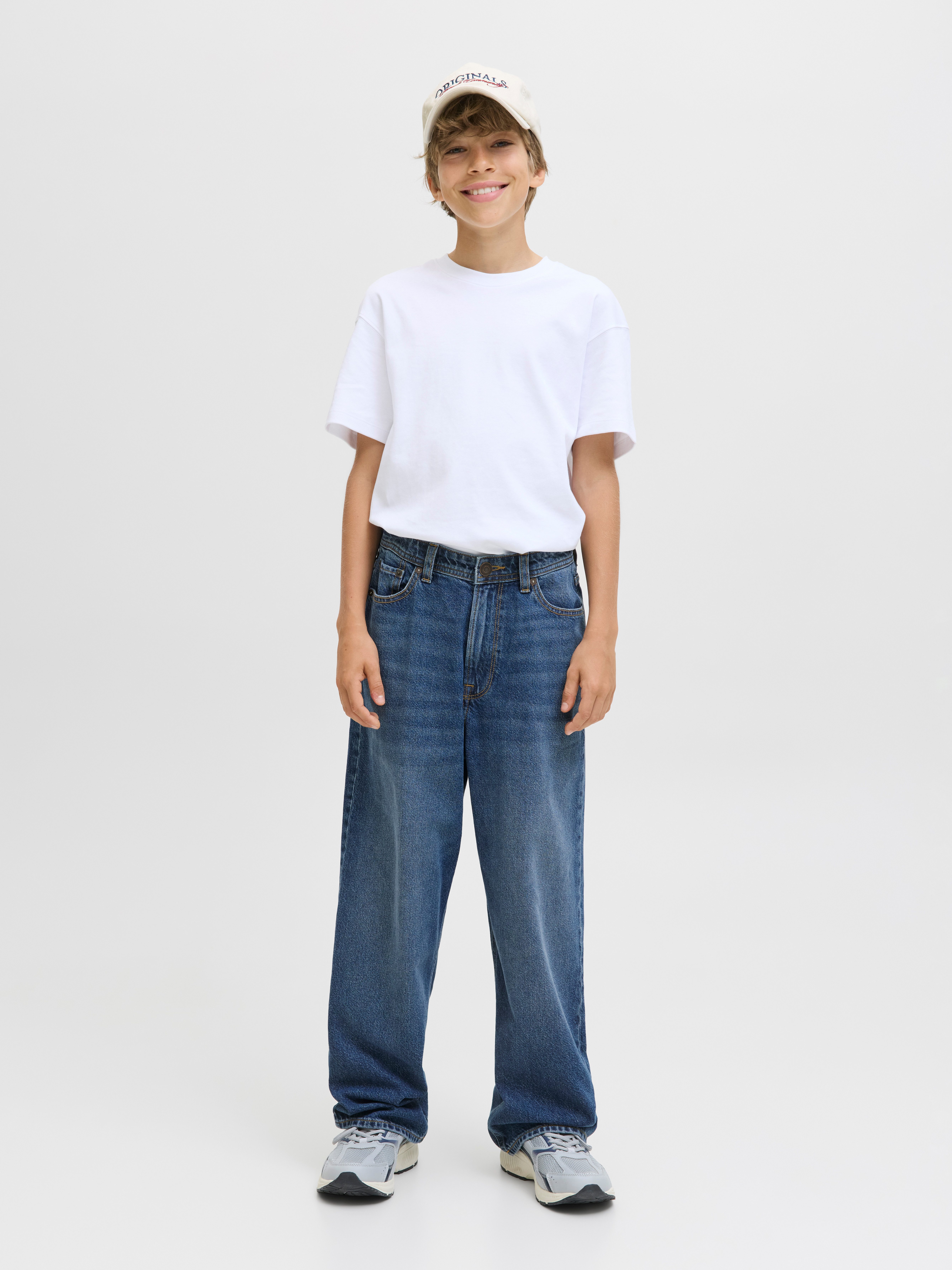 Jack & Jones Junior Bequeme Jeans JJIRON JJORIGINAL SQ 207 SN JNR