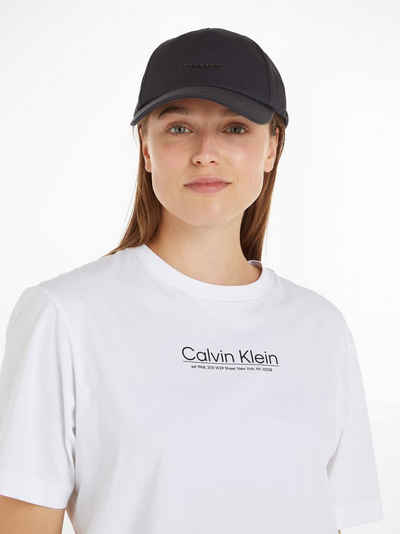 Calvin Klein Baseball Cap METAL LETTERING CANVAS CAP