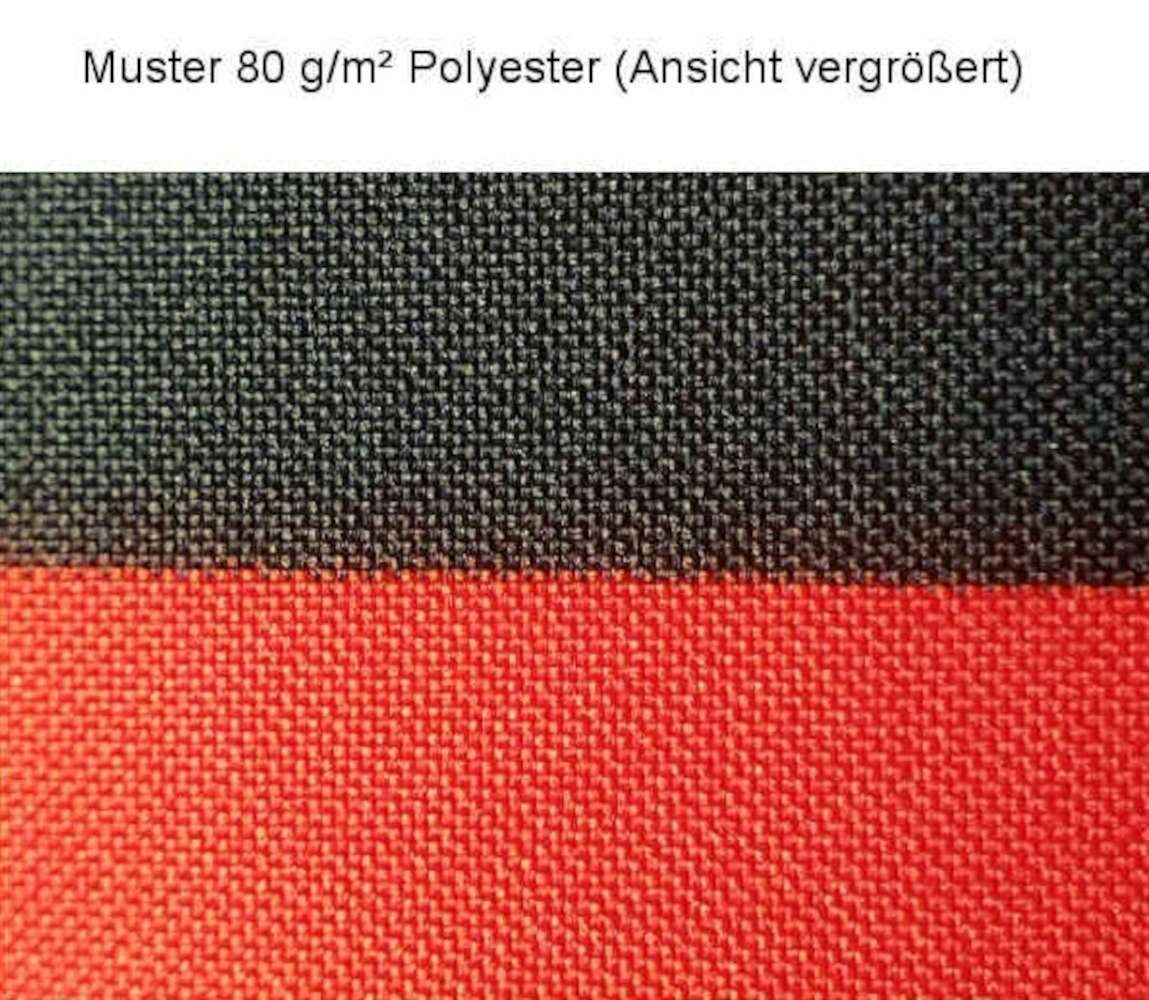 flaggenmeer Flagge Einhorn schwarz 80 g/m²