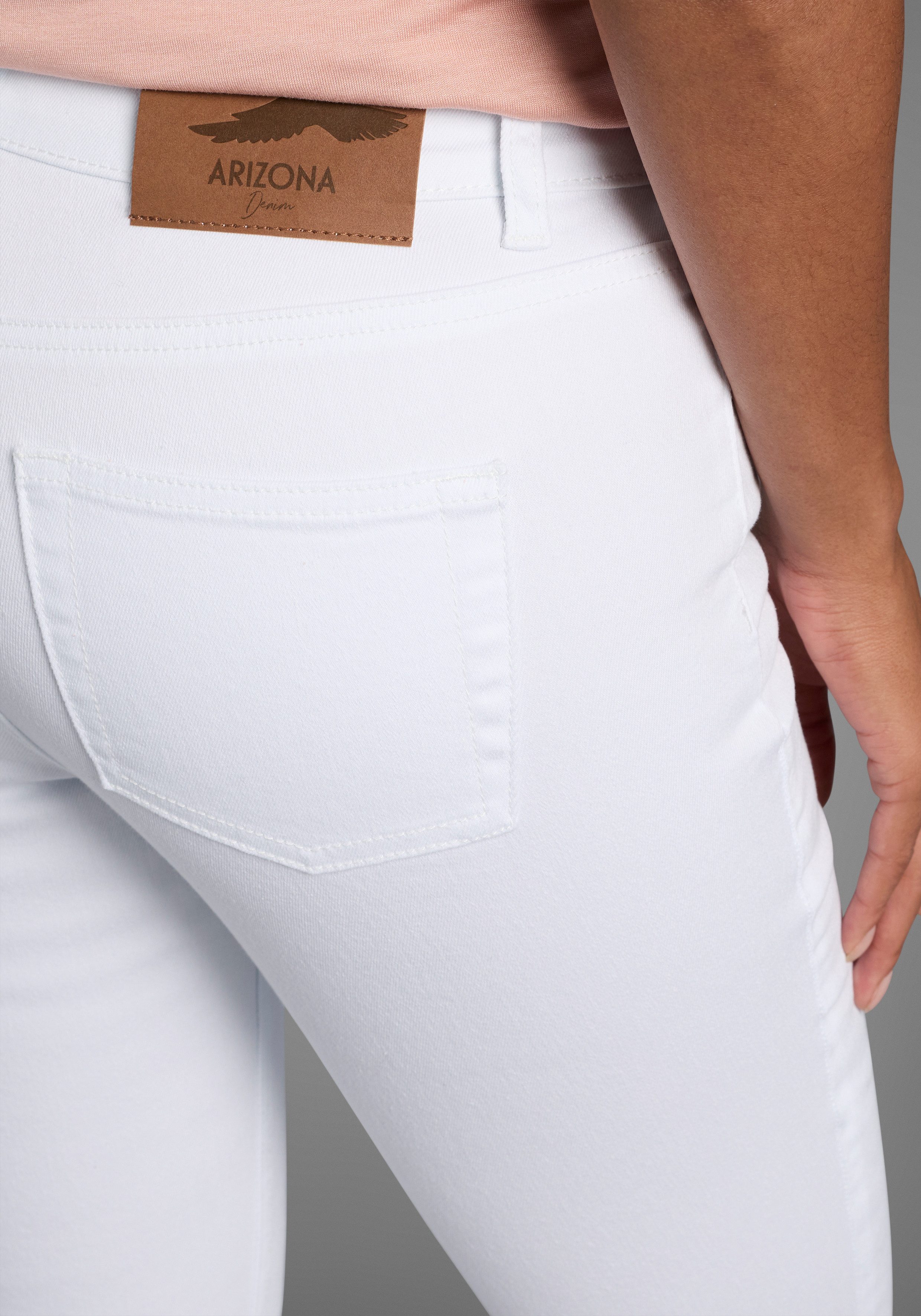 Arizona 7/8-Jeans Shaping eng anliegend, Röhrenjeans, High-Waist, 7/8-Länge