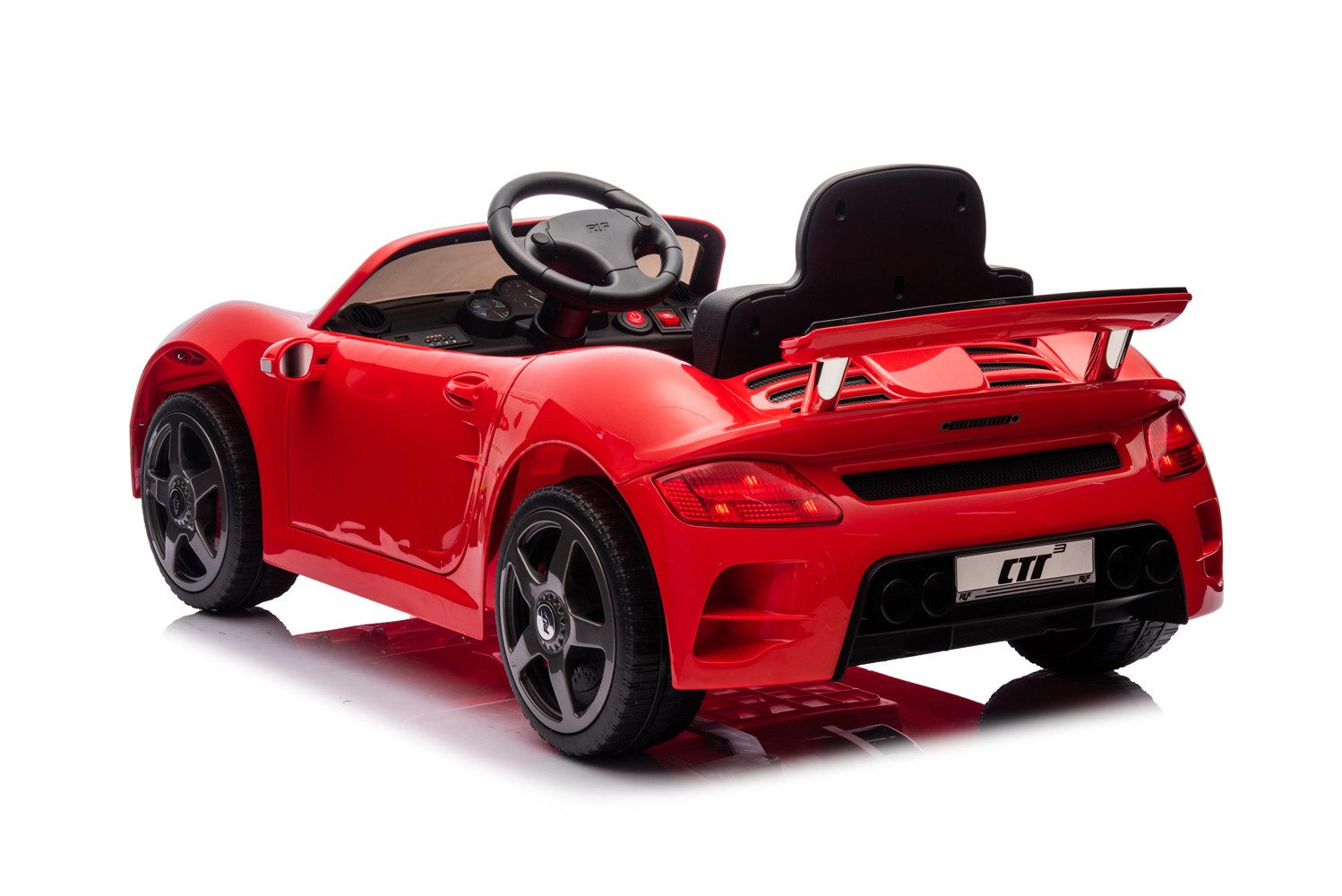 Smarty Elektro-Kinderauto Elektro Kinderauto Porsche RUF-CTR3 mit Lizenz 2x25W 12V/7Ah