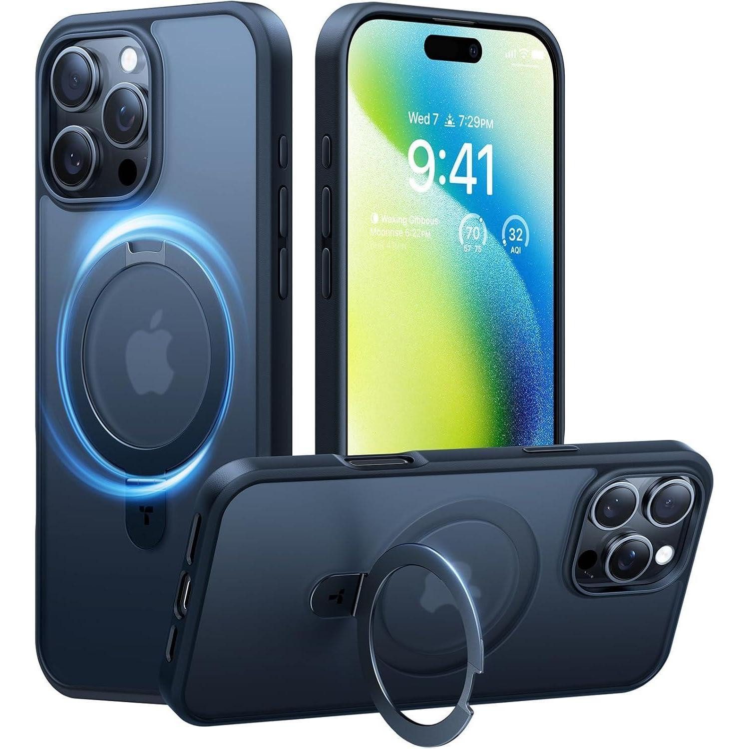 LuxusKollektion Displayschutzglas TORRAS Ostand Welt Original iPhone 16 Pro Max Hülle MagSafe