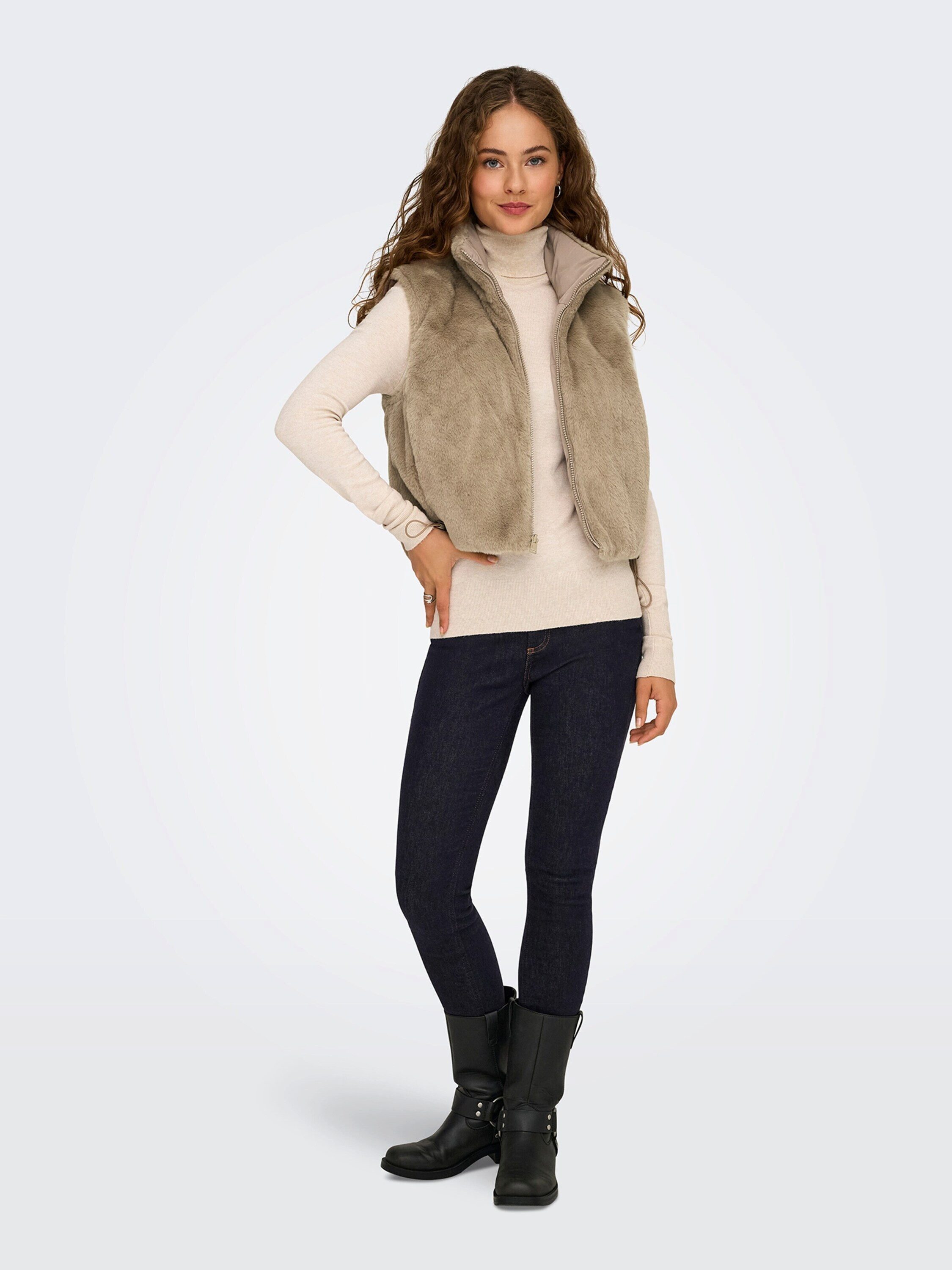 ONLY Jerseyweste ONLDANA (1-tlg) Plain/ohne Details – Bild 4 von 5