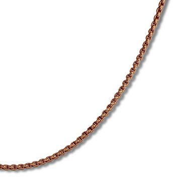 SilberDream Silberkette SilberDream Halskette 70cm Veneziakette, Halsketten ca. 70cm, 925 Sterling Silber, vergoldet (Roségold 333), Fa