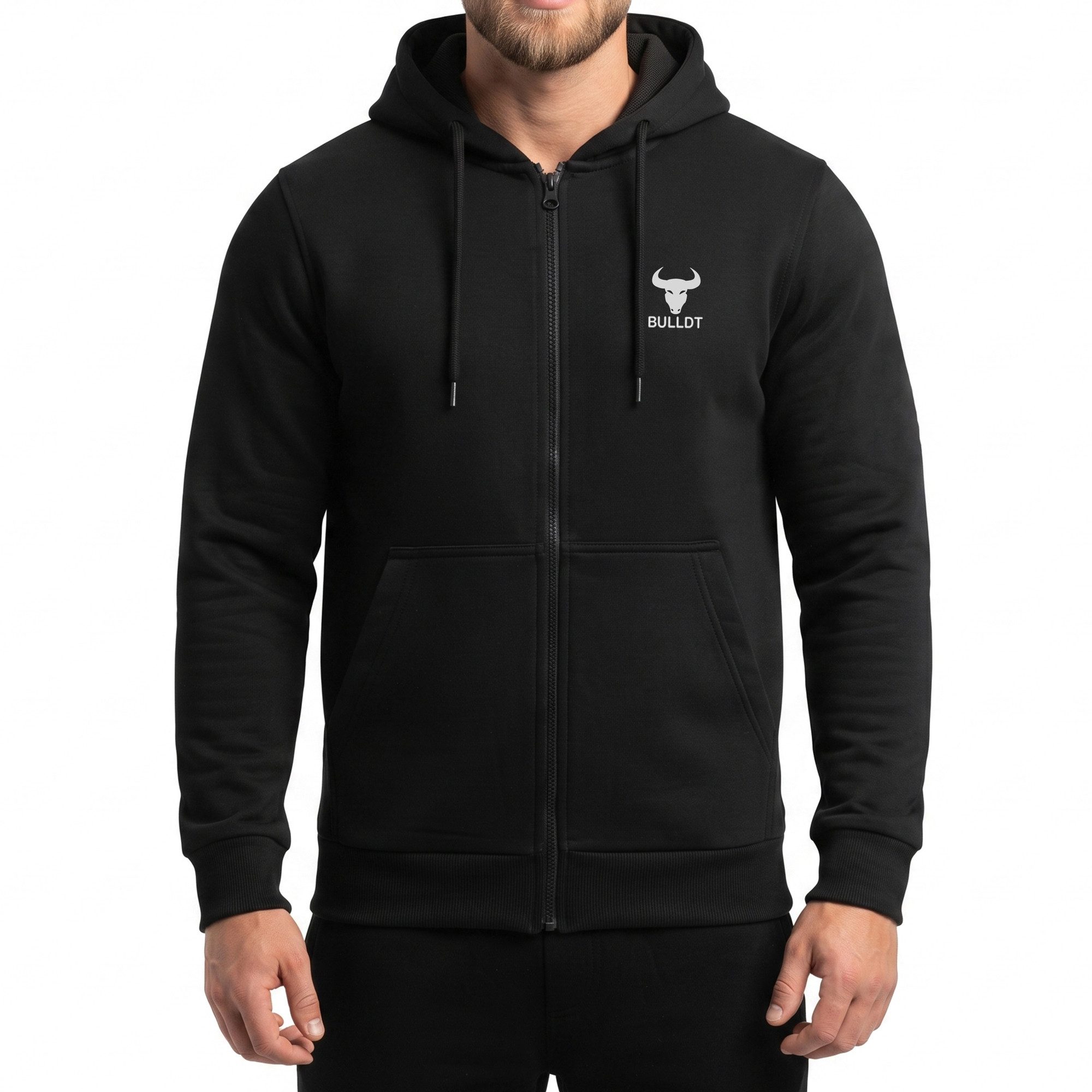 BULLDT Motorradjacke BLD1302 Hoodie (mit 5CE Protektoren) Herren Motorradhoodie mit 5CE-Protektoren
