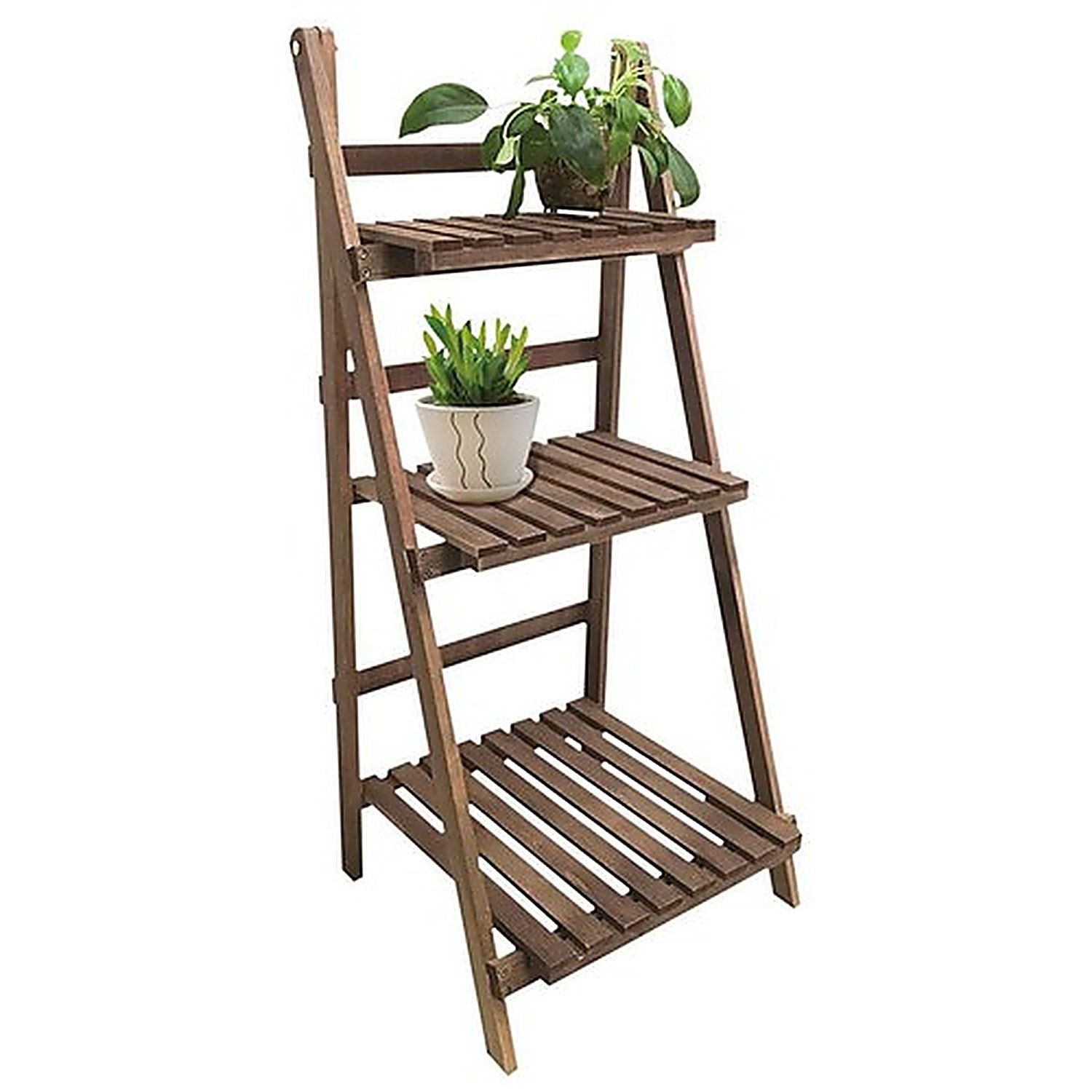 sesua Pflanzentreppe Pflanztreppe Holz klappbar 3 Ebenen 99,5 cm Blumentreppe Blumenleiter (1 St)