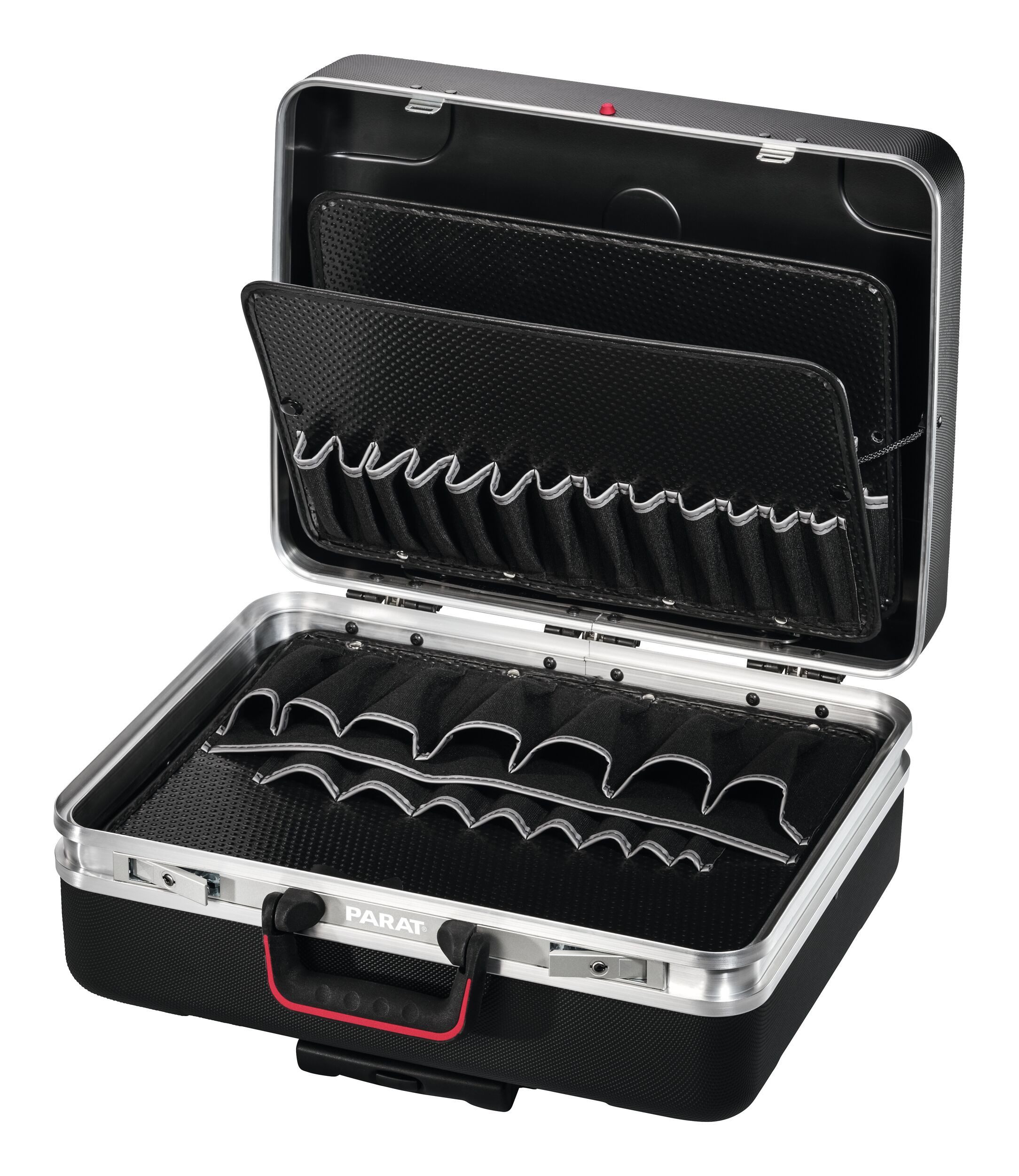 Parat Werkzeugkoffer, Werkzeugtrolly Silver 360 x 195 x 470 mm