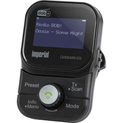 IMPERIAL by TELESTAR »DABMAN 65 DAB+ Auto Adapter (MicroSD, MP3, Akku, Bluetooth Freisprecheinrichtung)« Digitalradio (DAB)