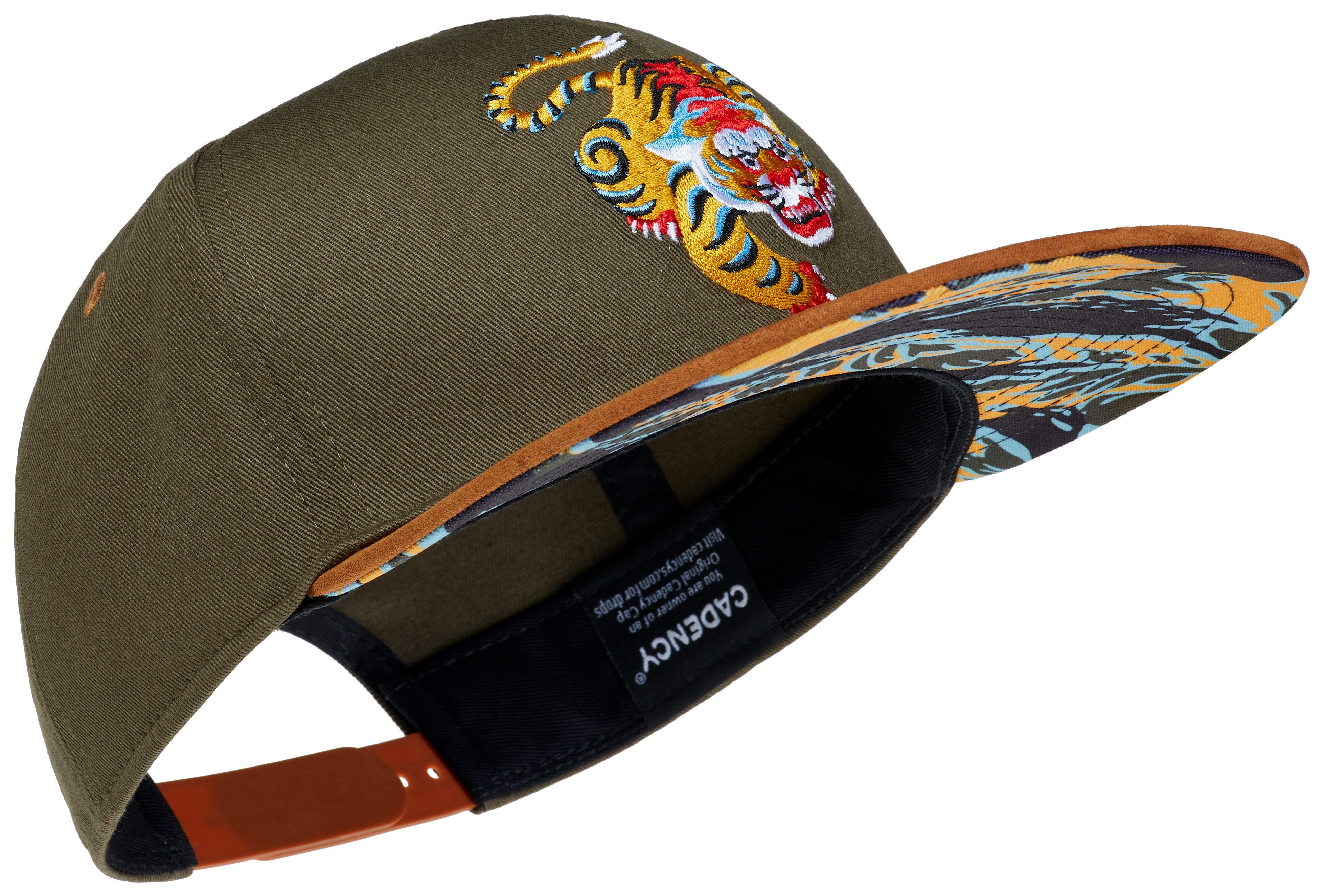 Cadency Snapback Cap - Asian Tiger - Unisex, Größenverstellbar