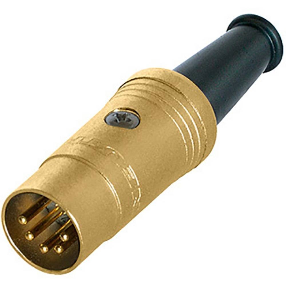 cemon 5-poliger DIN Kabelstecker, Nickel Gehäuse, vernickelte NYS322AG Audio- & Video-Adapter
